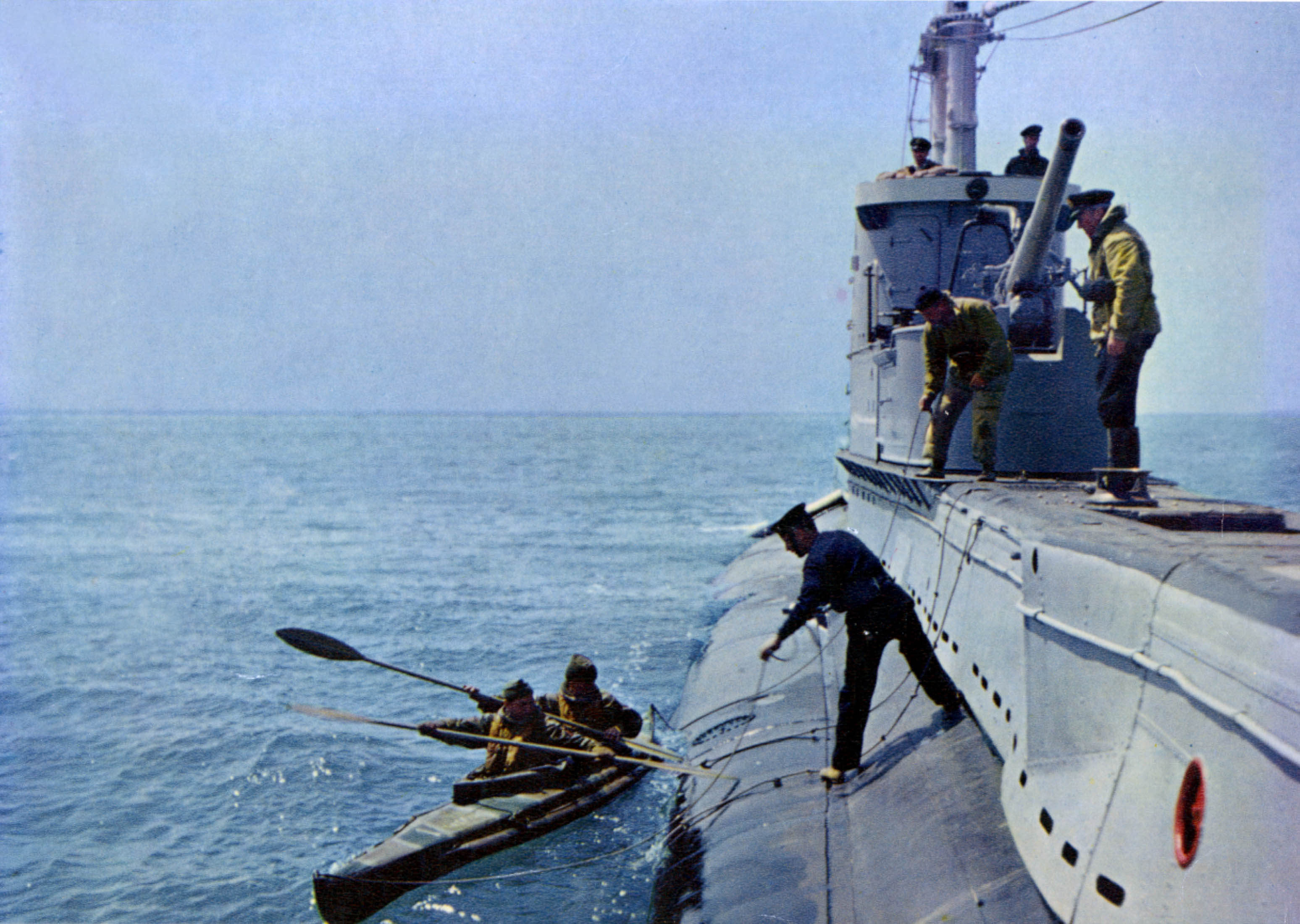 The filming of the Cockleshell Heroes movie, based on an attack by Royal Marines during WWII Moviestore Collection