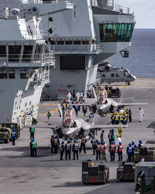 HMS Queen Elizabeth Crown Copyright 2019 