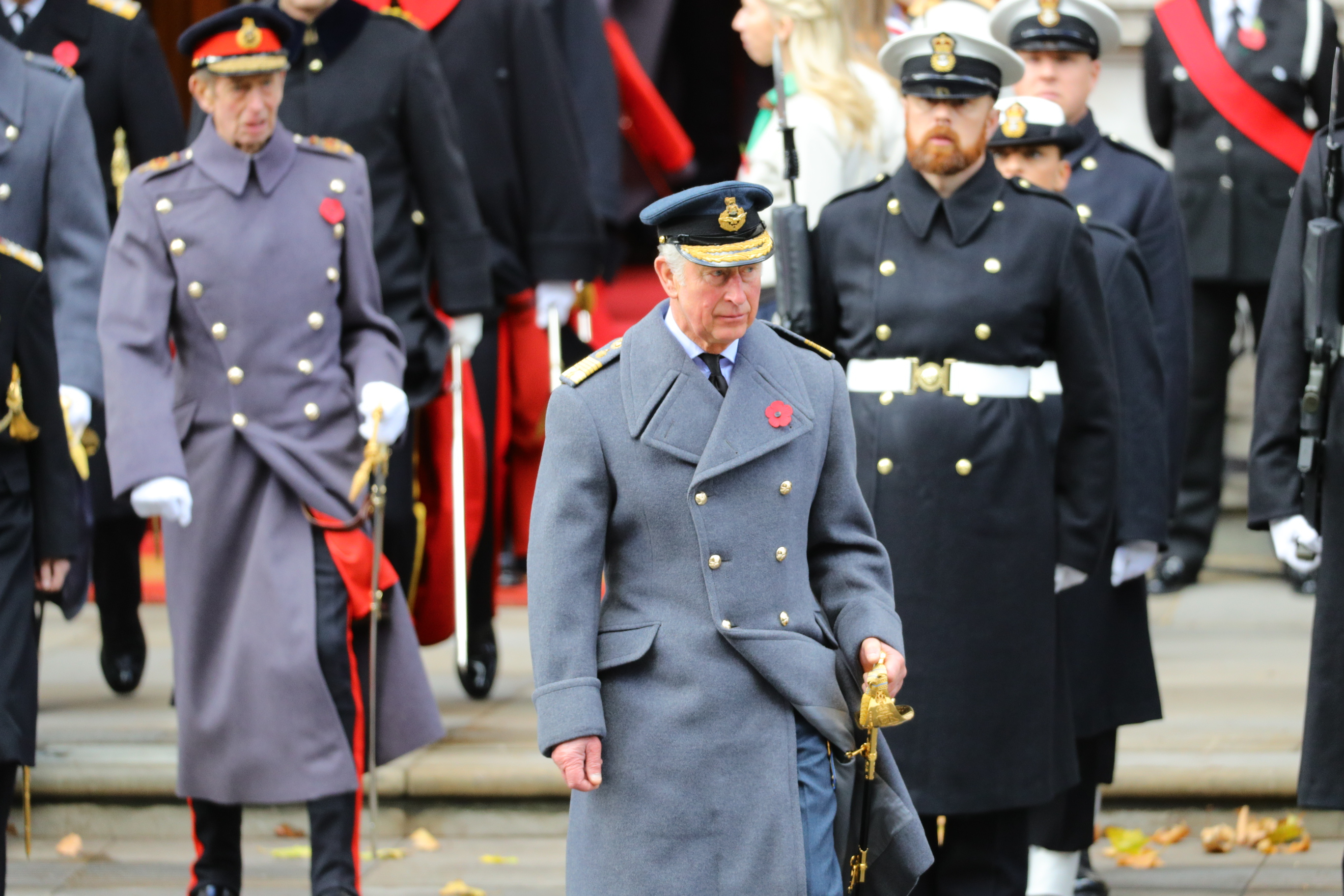 Prince Charles Remembrance Sunday 2017 - CREDIT: MoD