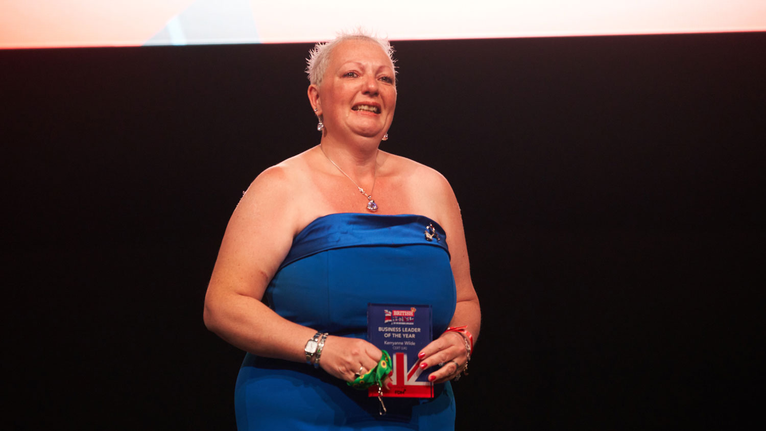 BUSINESS LEADER OF THE YEAR Kerryanne Wilde Credit Ex-Forces In Business Awards
