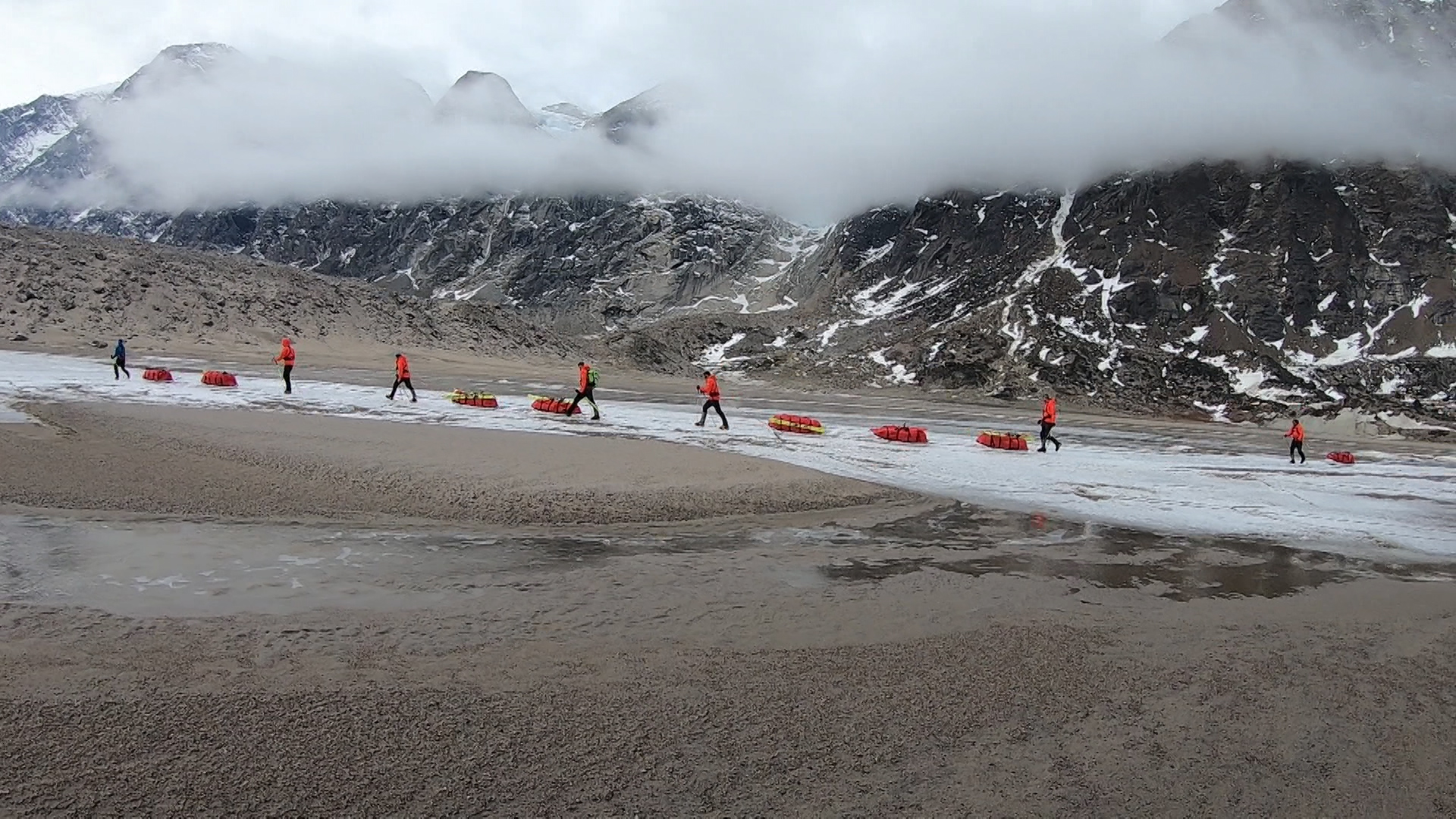 Baffin Island's rugged terrain (Picture: Arctic Mountaineering Team).