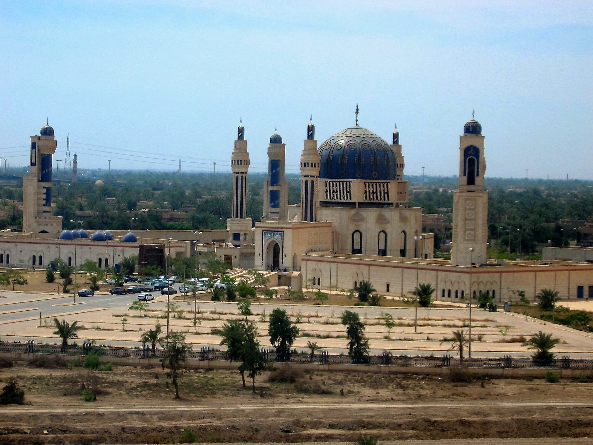 The Umm al-Qura Mosque in Baghdad, built to commemorate Saddam’s ‘victory’ in the Gulf War
