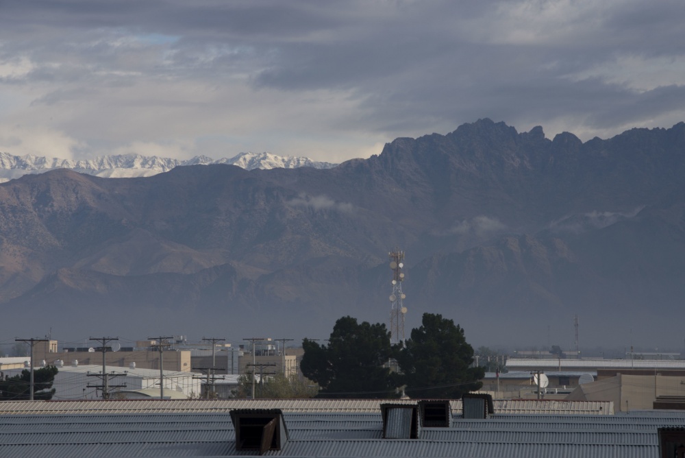 Bagram airbase in Afghanistan