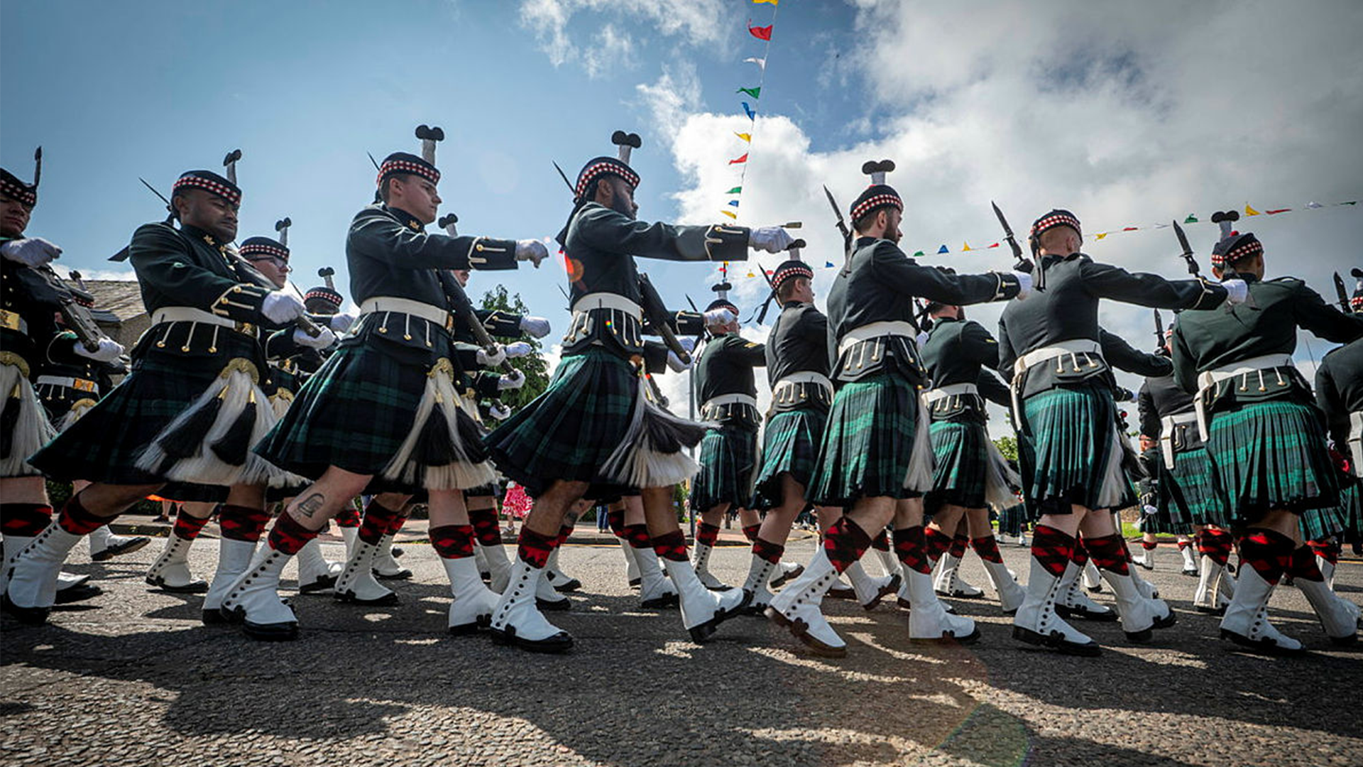 Balaklava Company 5 SCOTS, The Royal Regiment of Scotland on the Riding of the Marches in Linlithgow