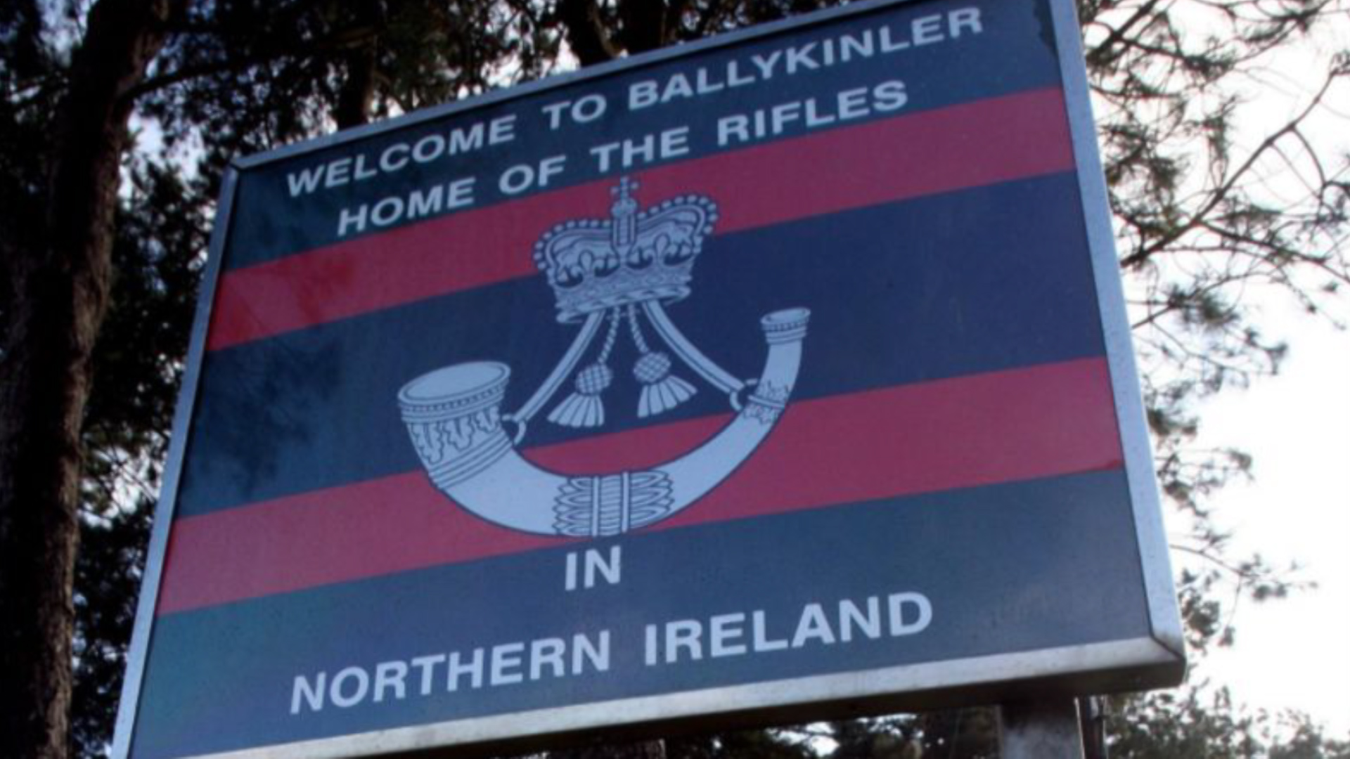 Ballykinler barracks sign