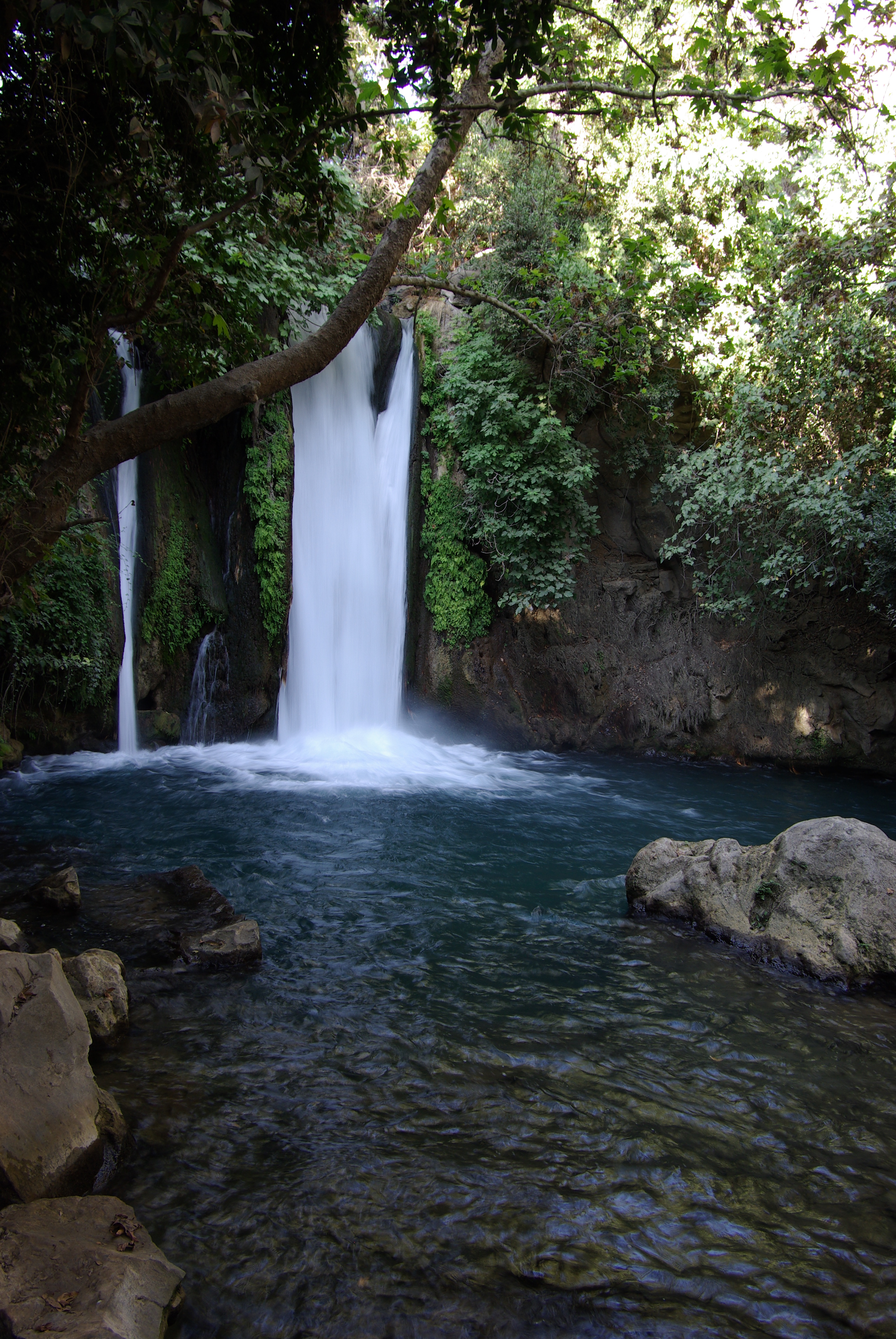 Banyas waterfall in the Golan Heights by Berthold Werner