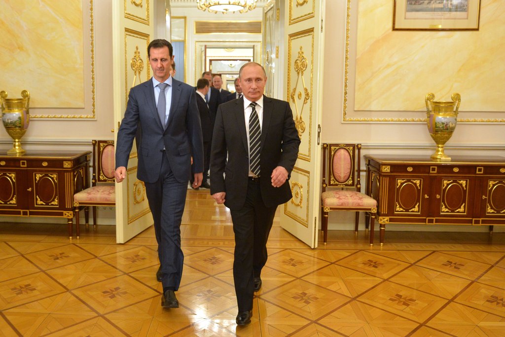 President Assad alongside President Putin.