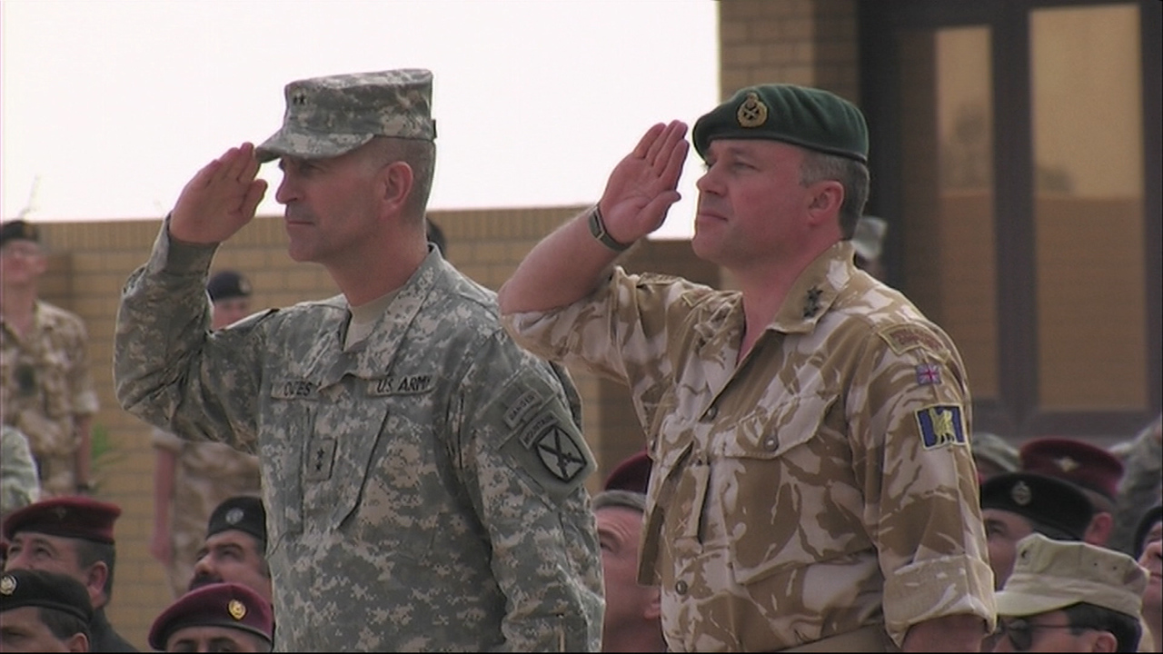Basra drawdown April 2009 CREDIT BFBS