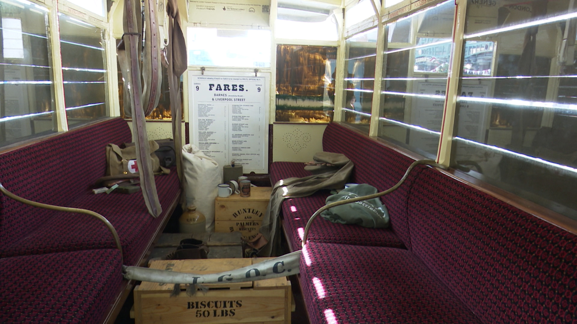 London Battle Bus Returns Covent Garden For WW1 Centenary