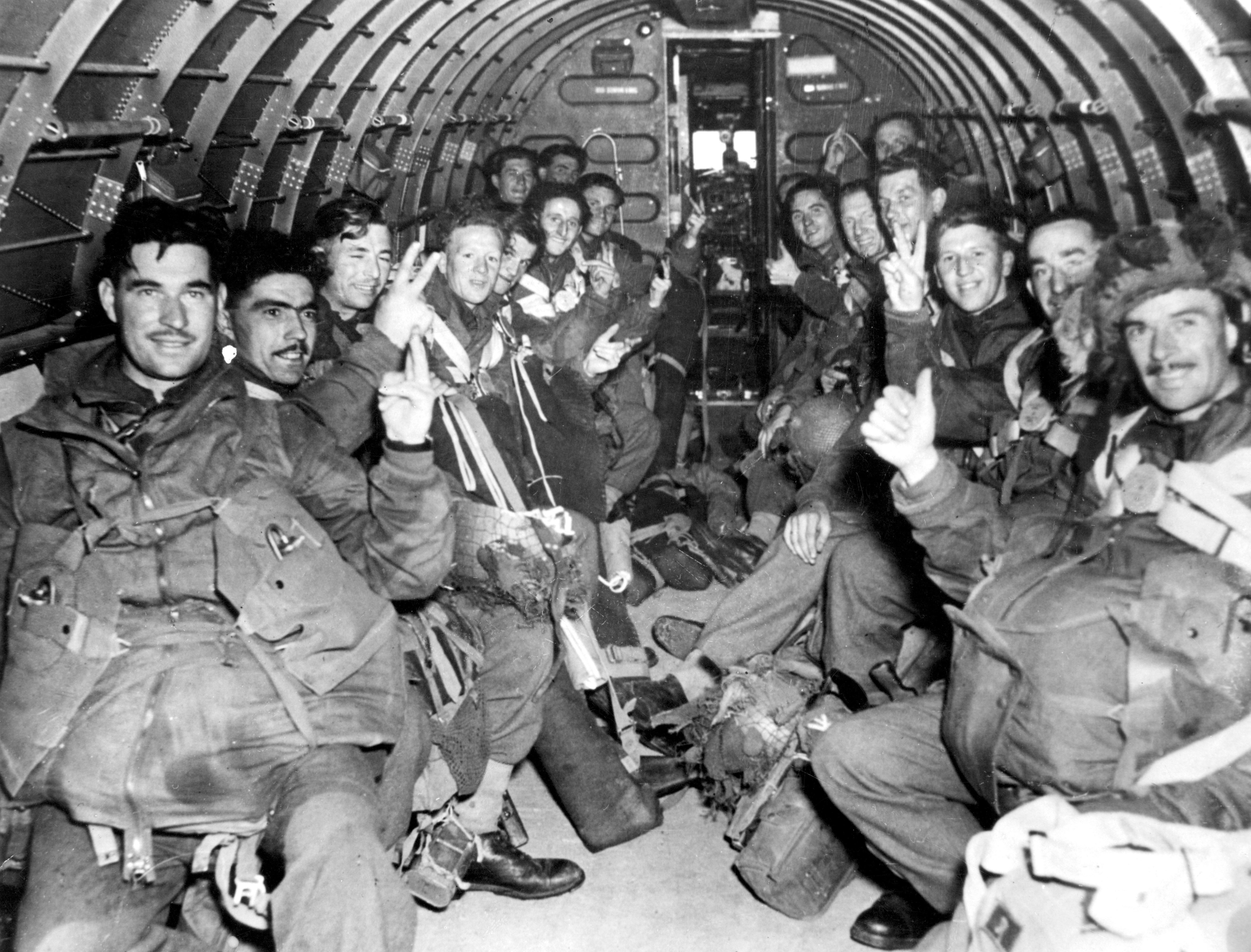 Battle of Arnhem - British troops on route to Holland 170919 credit PA