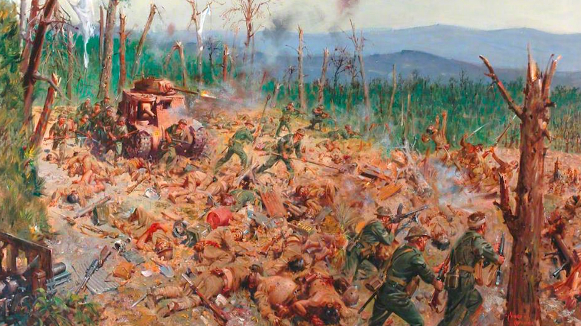 Battle of Kohima (Picture Kohima Museum).