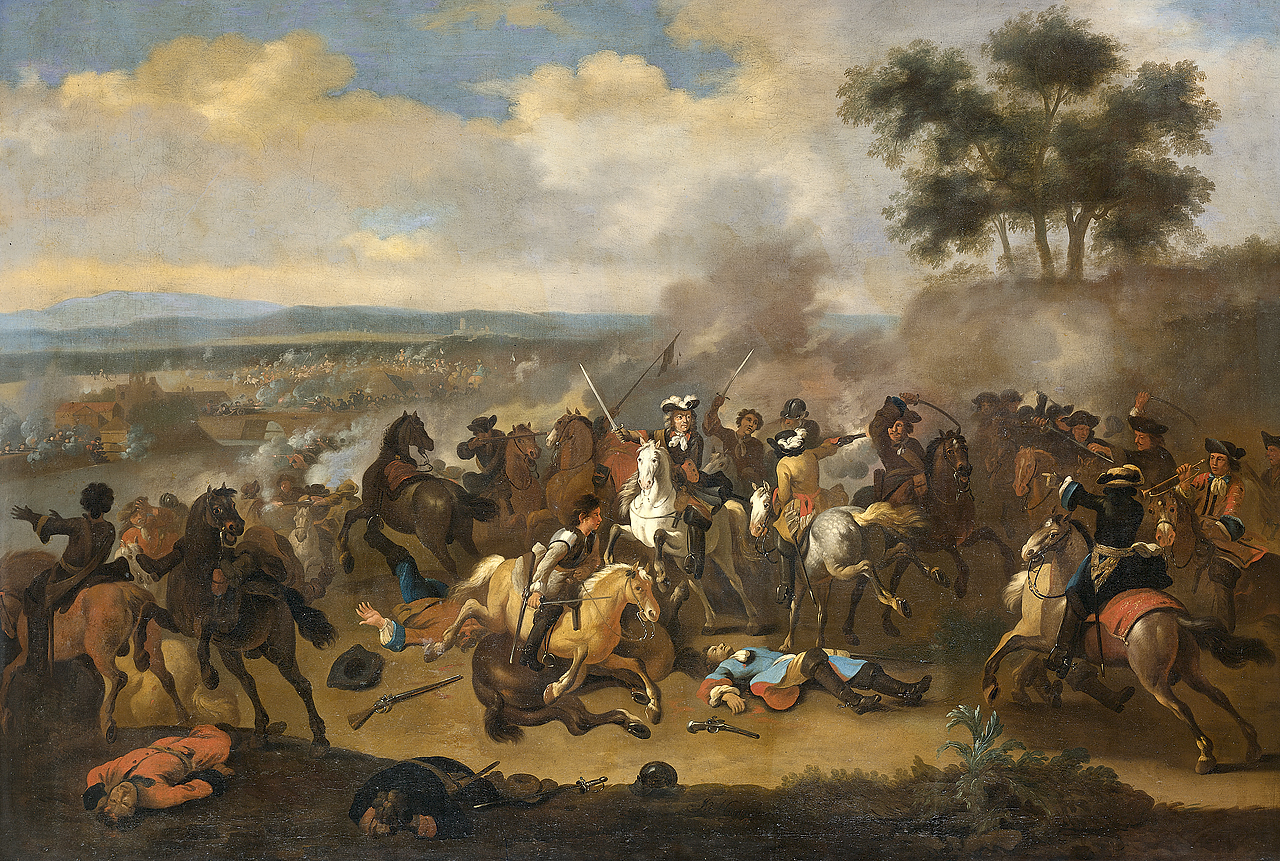 Battle of the Boyne between James II and William III, 11 June 1690