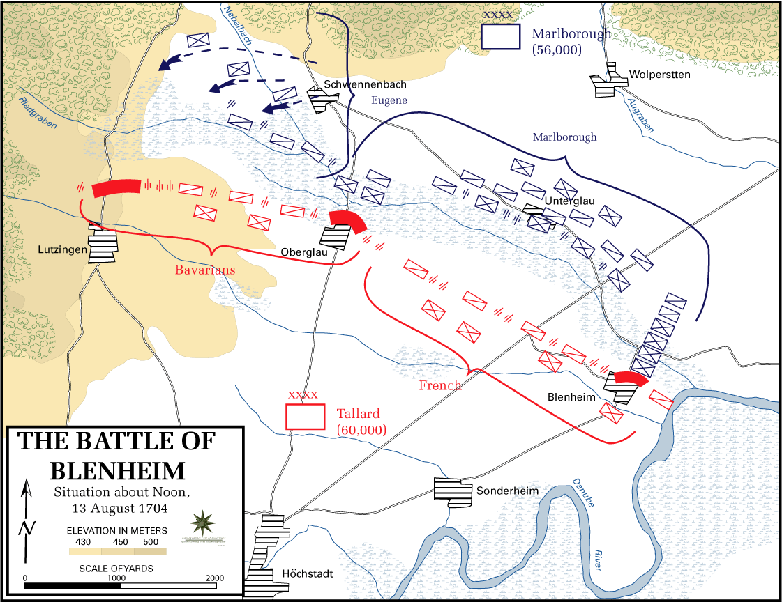 Battle_of_Blenhiem_-_Situation_about_noon,_13_August_1704
