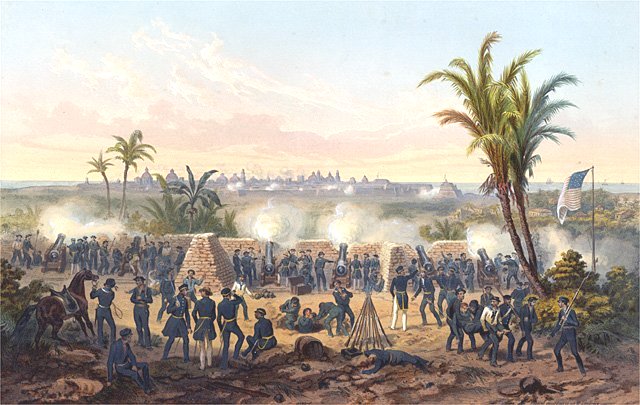 The bombardment of Veracruz