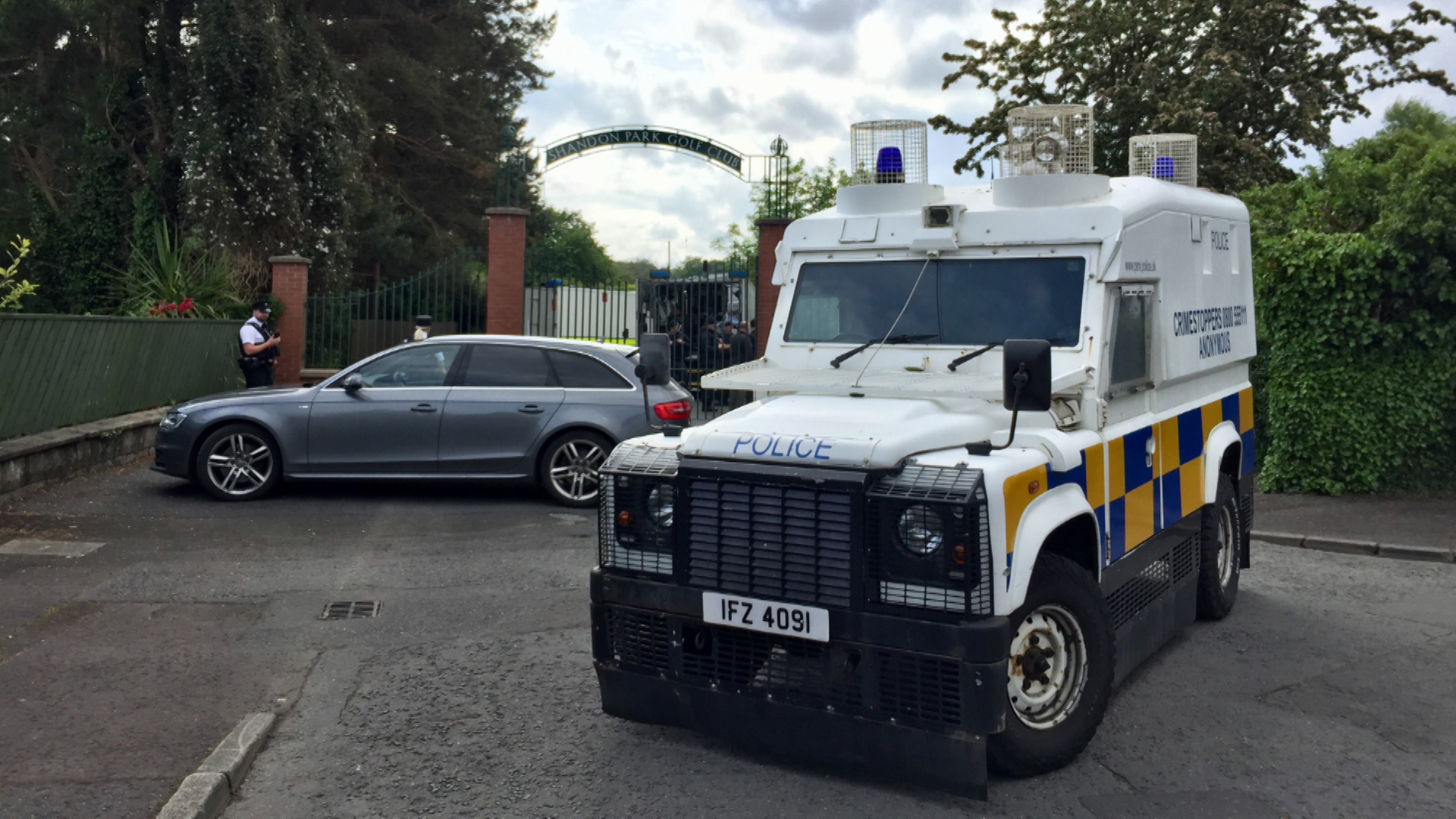 Belfast Golf Club Car Bomb