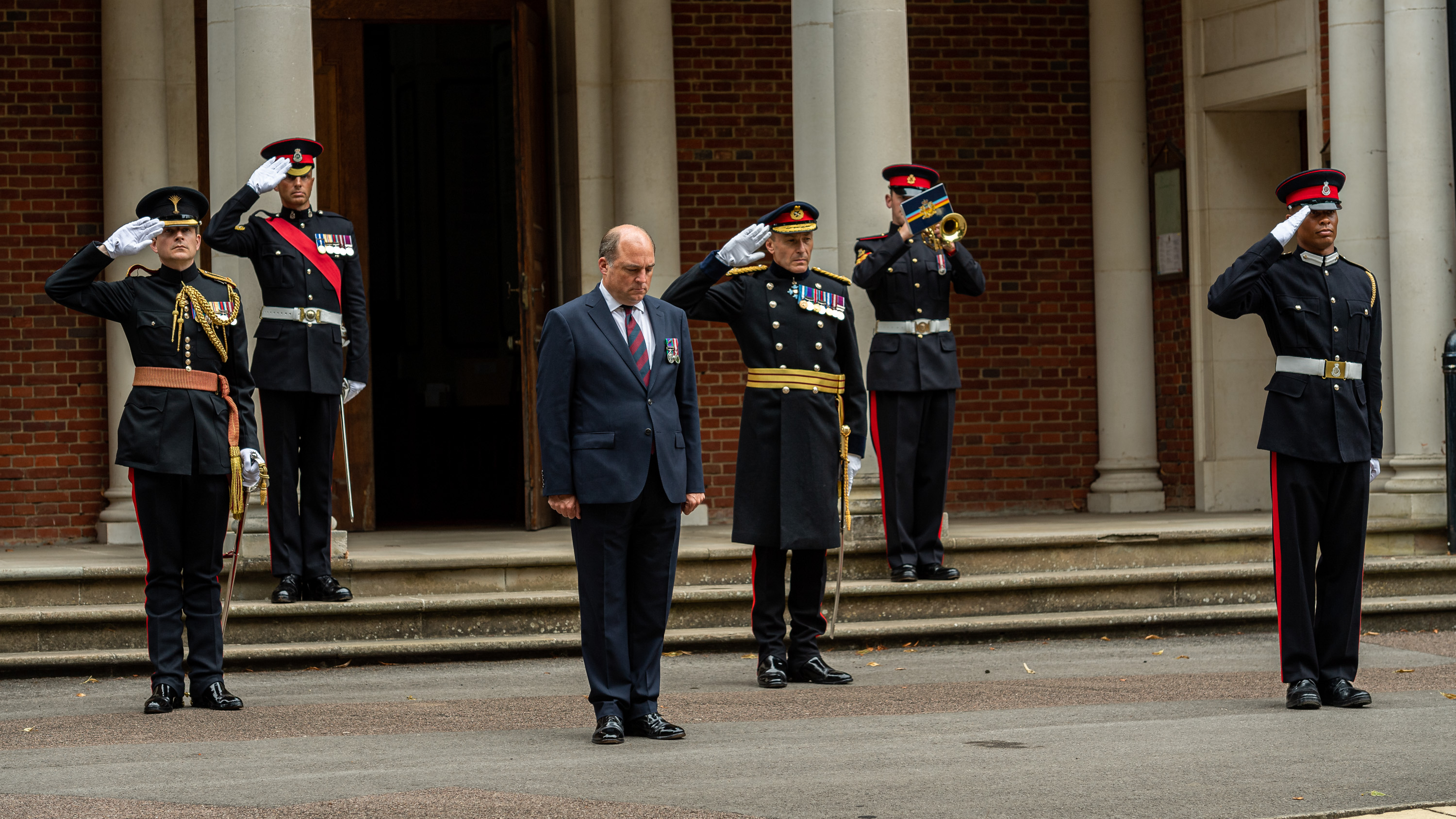 UK Defence Secretary Ben Wallace represented Her Majesty, The Queen at the ceremony (Picture: MOD).