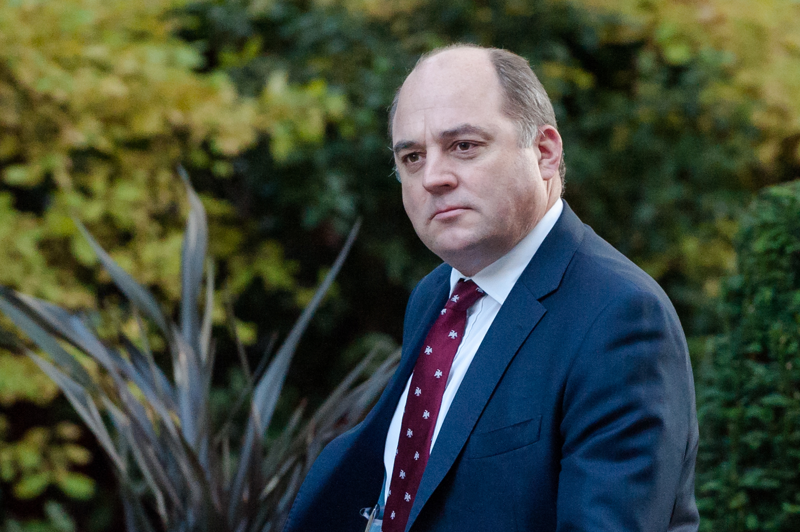 Ben Wallace walking on Downing Street (Picture: PA).