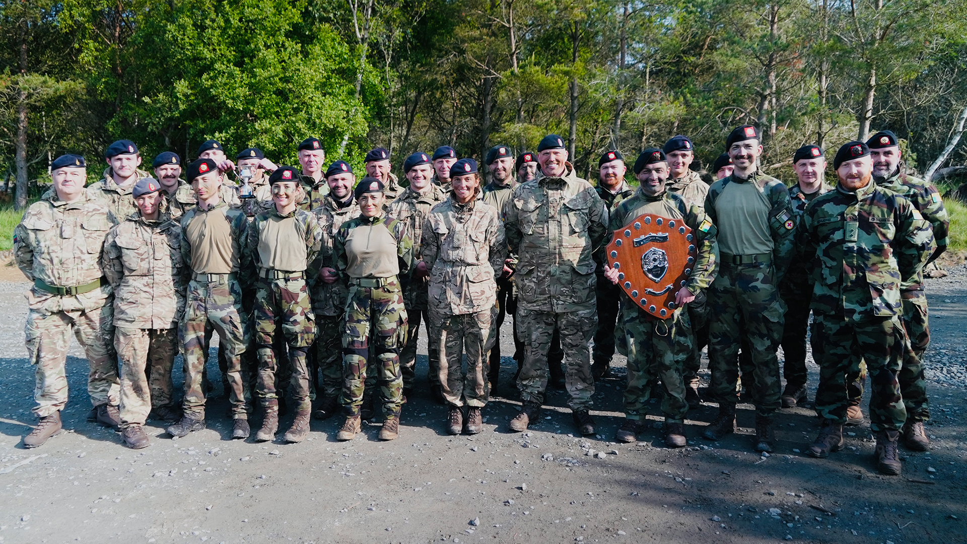 Last year's winners - the Irish Defence Force - pulled off the feat yet again, with 210 MRR taking second place