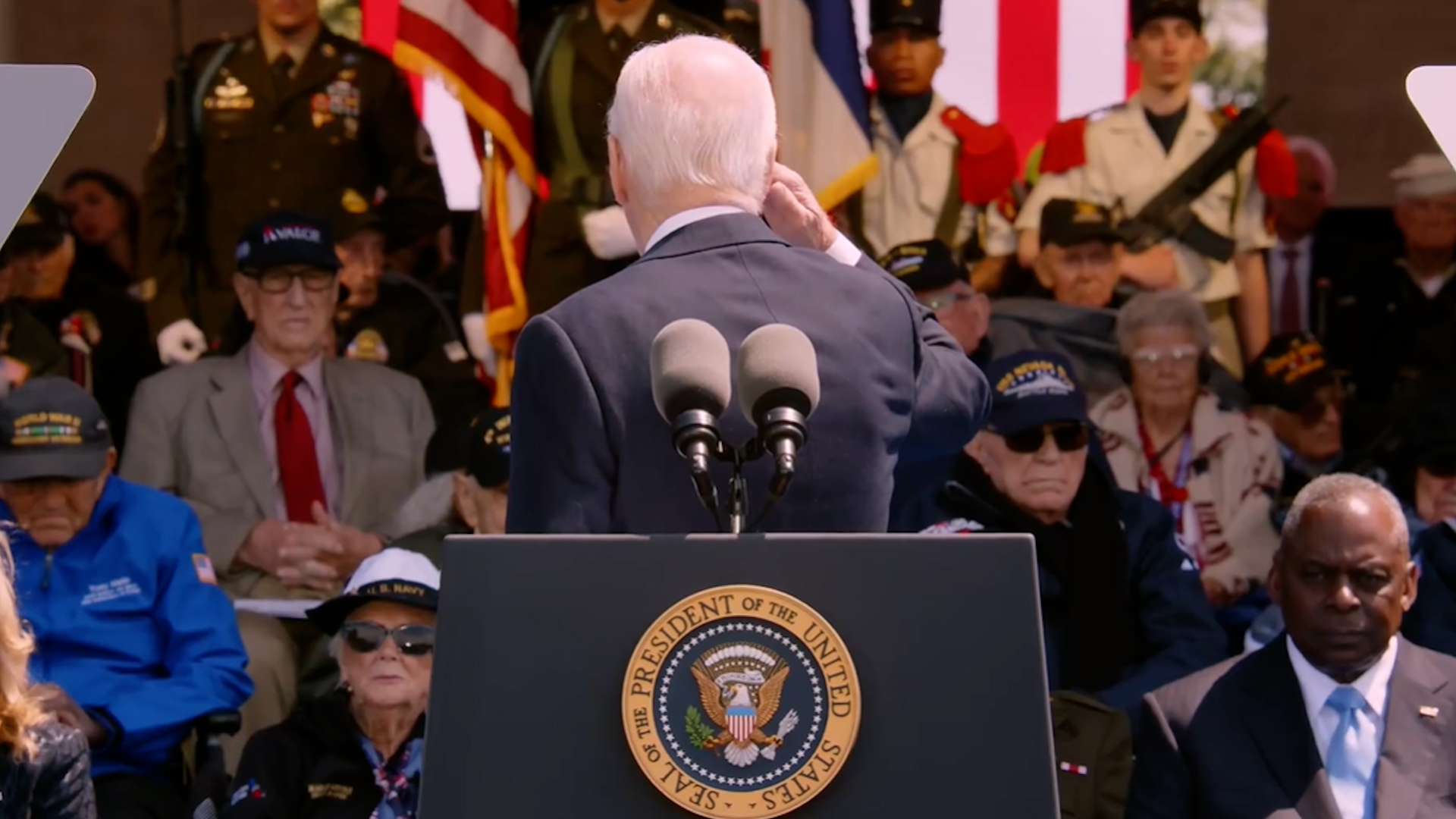 Biden salutes World War II veterans at D-Day 80-year anniversary