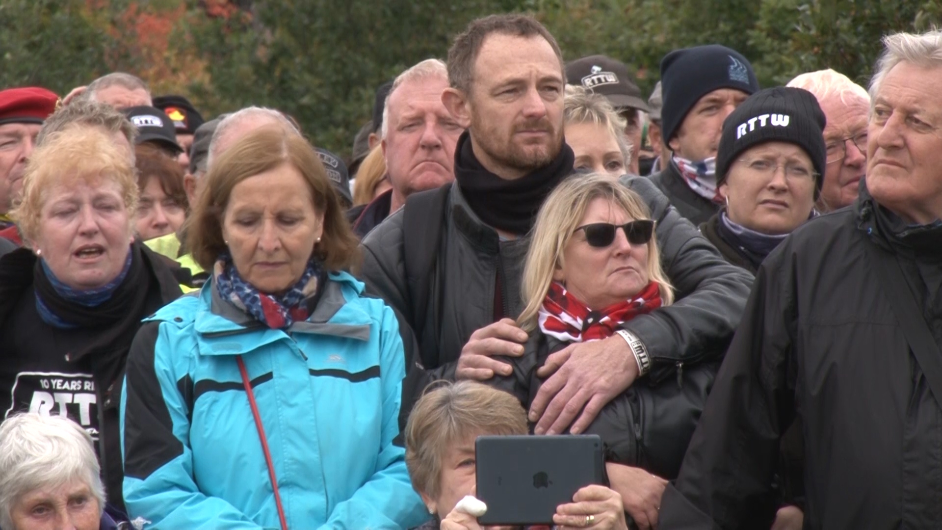 Bikers at the National Memorial Arboretum 