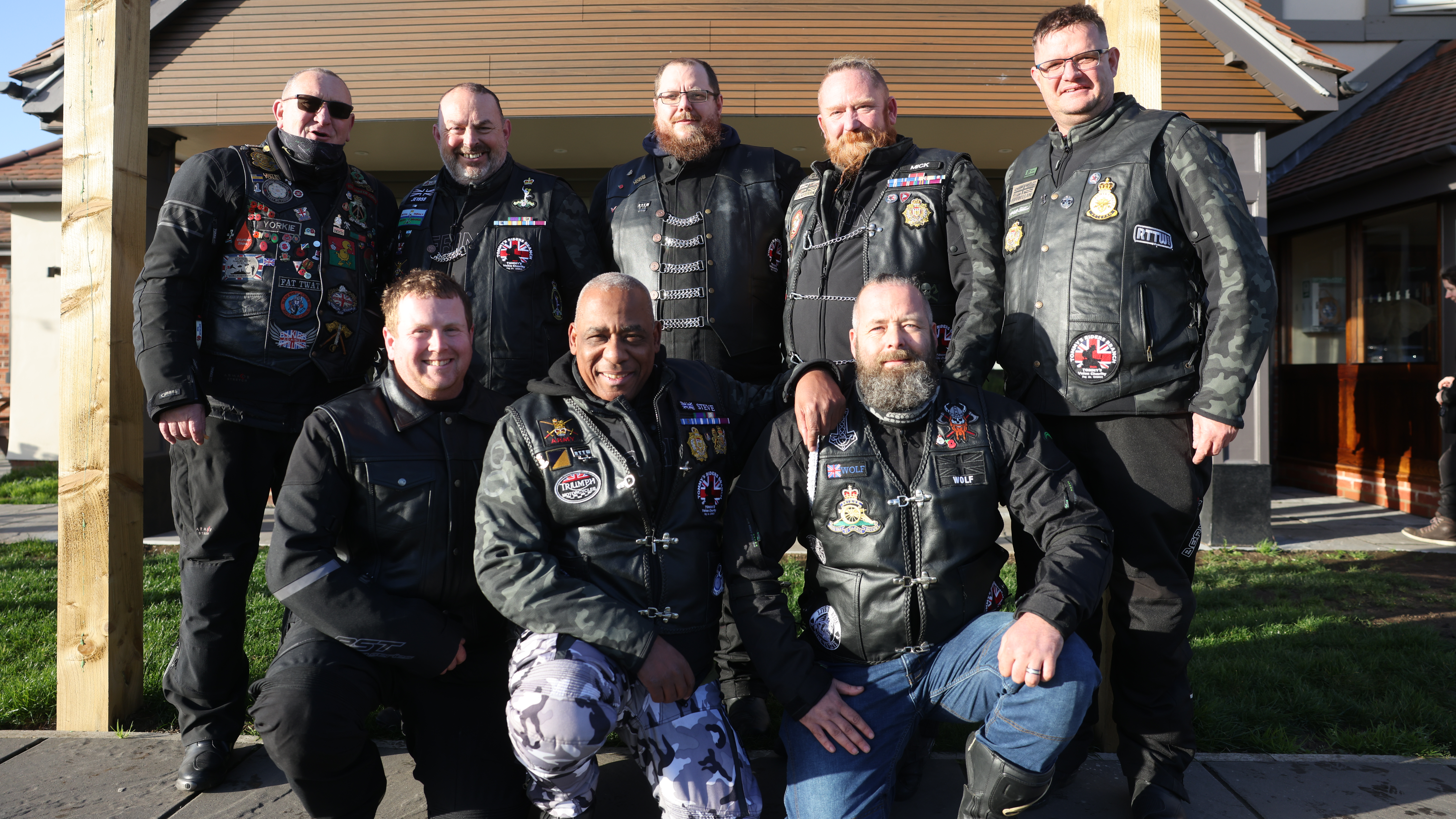 Bikers from Tommy's Lounge Huddersfield