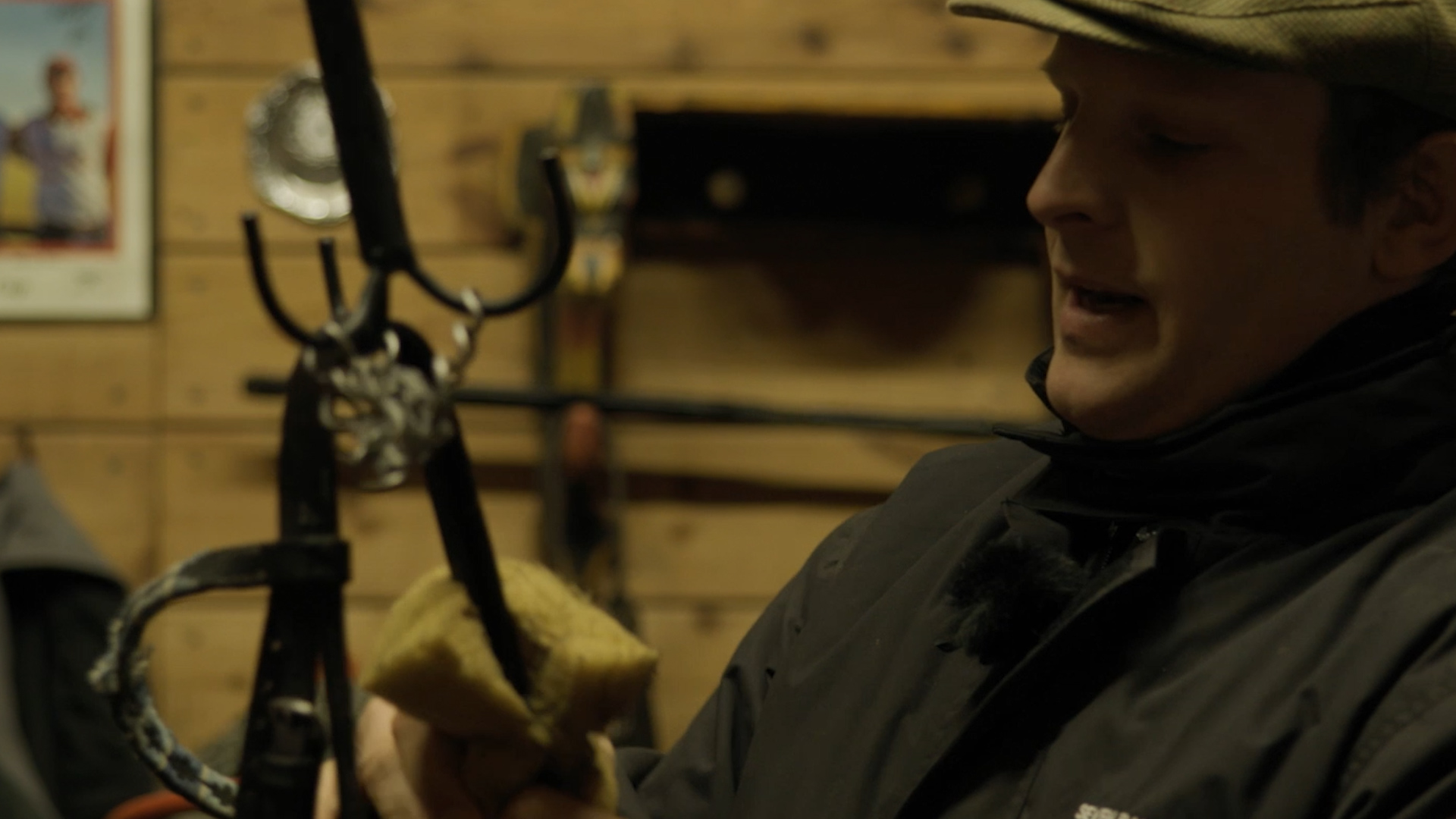 Billy Aprahamian Working In Stables Credit BFBS.jpg 