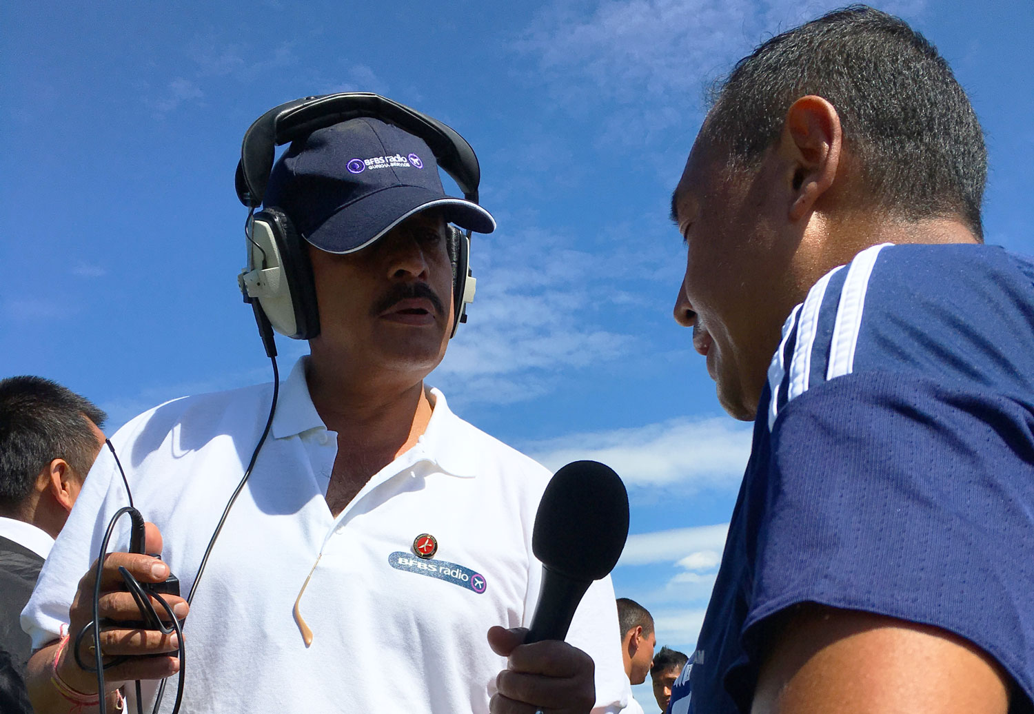 BFBS Gurkha's Binod Khadka speaks to WO2 Bishua Thapa from Gurkha Company Catterick
