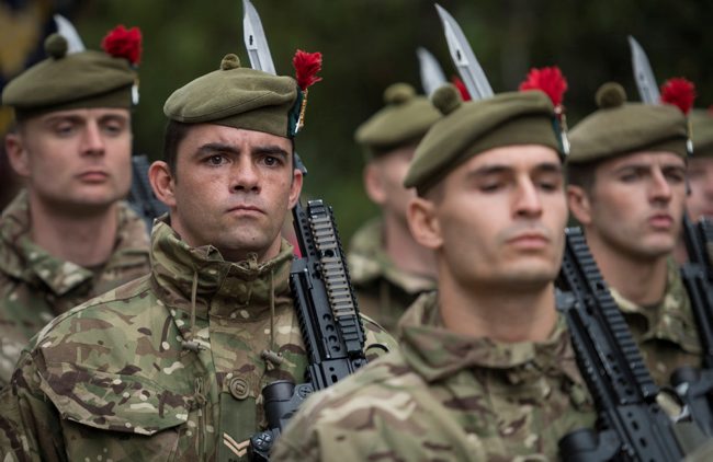 Black Watch 3 SCOTS homecoming in Inverness