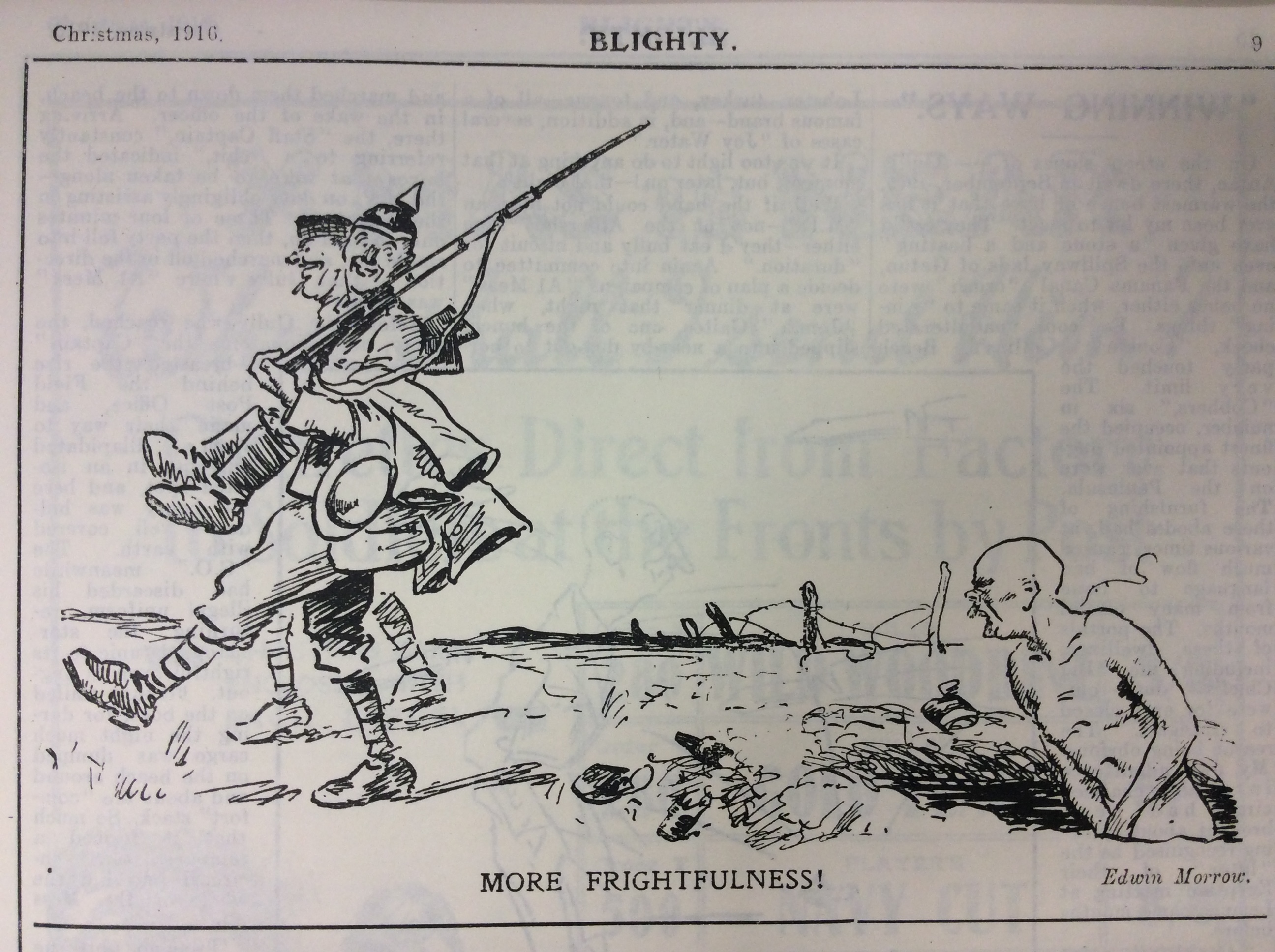 Blighty Magazine cartoon more frightfulness