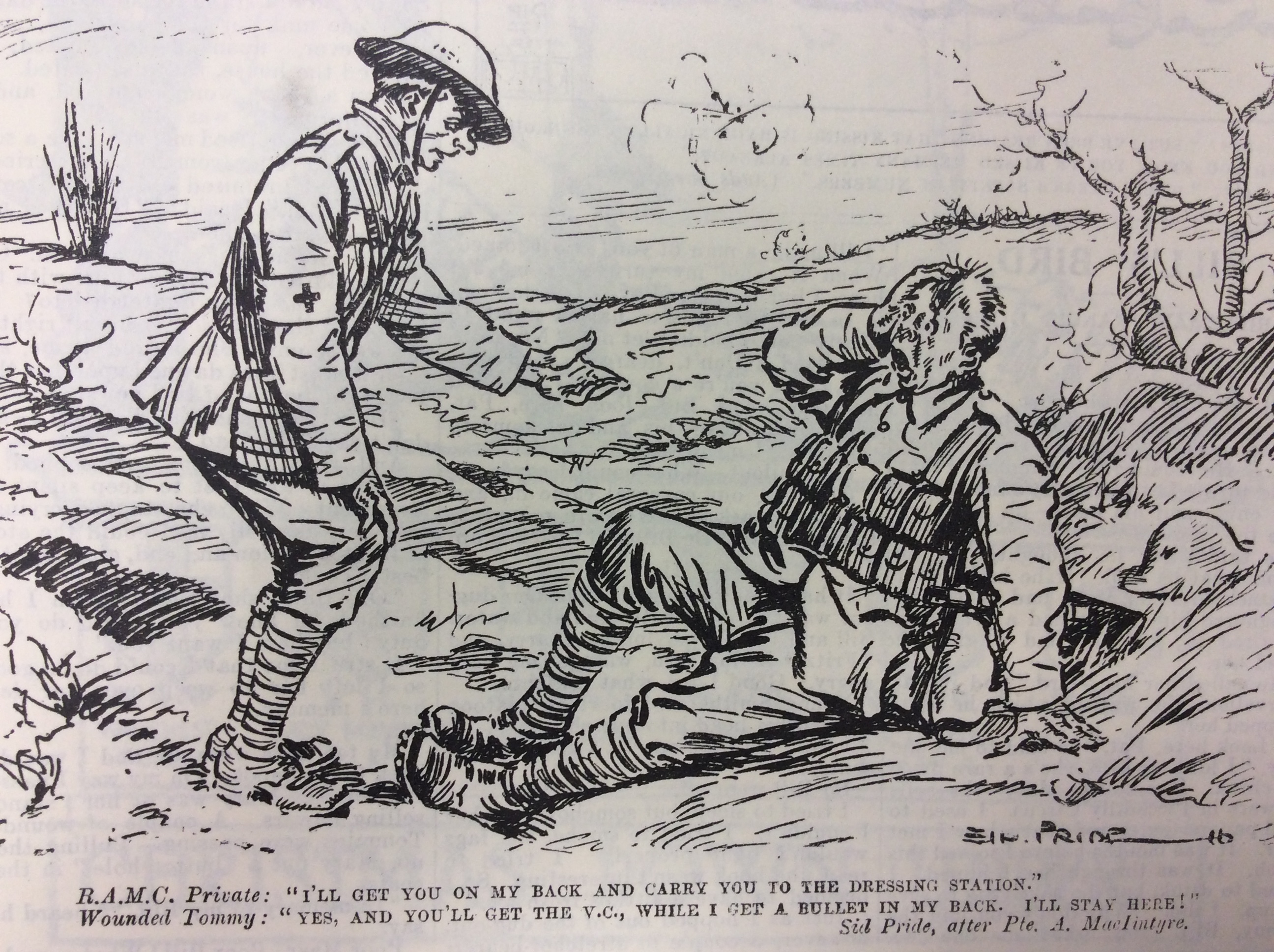 Blighty magazine cartoon VC