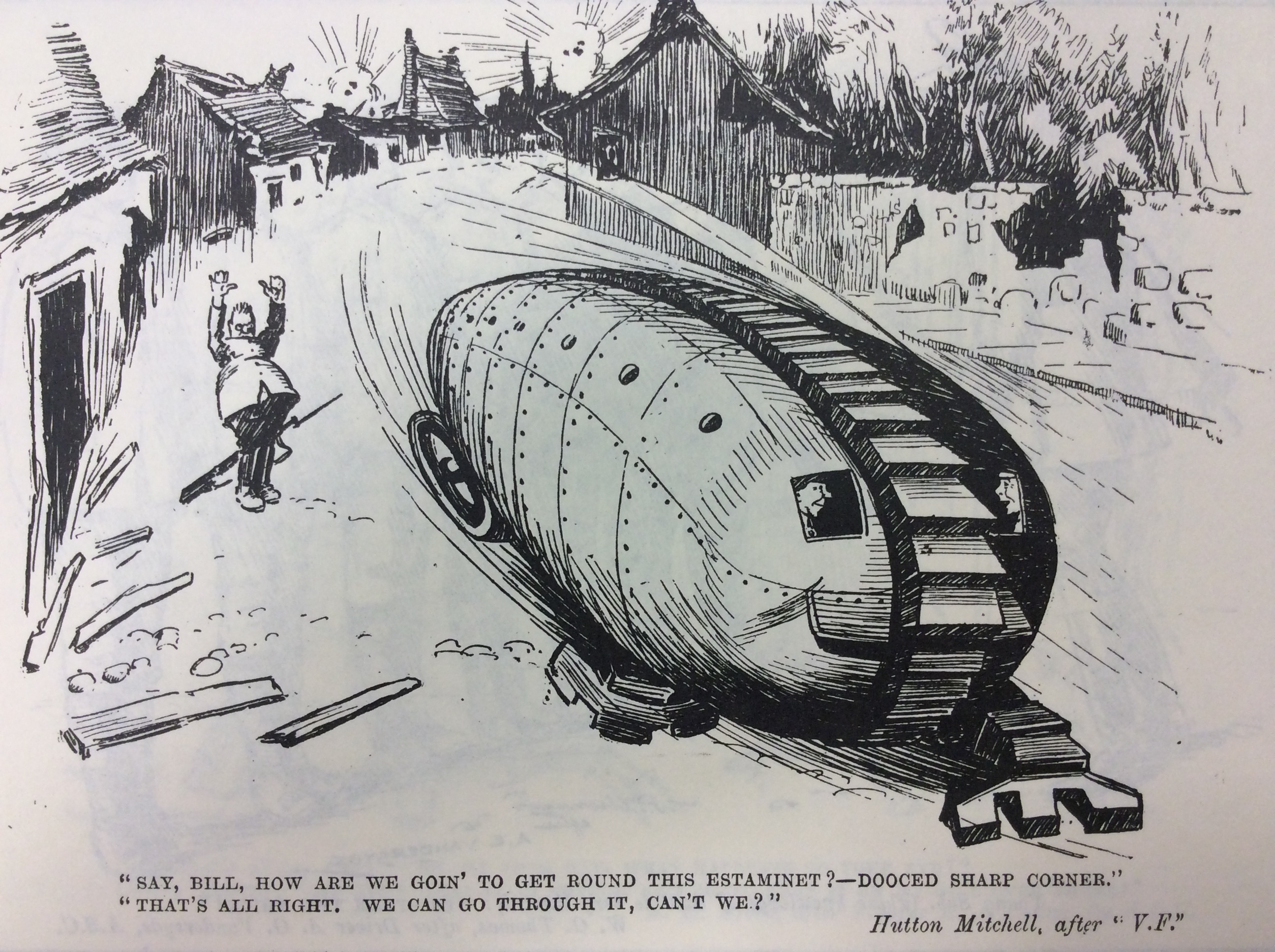 Blighty magazine cartoon tank