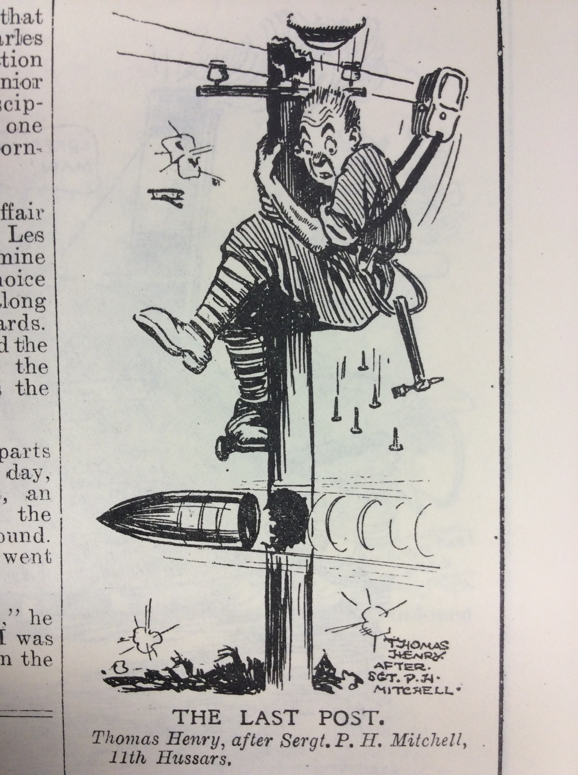 Blighty magazine cartoon the last post