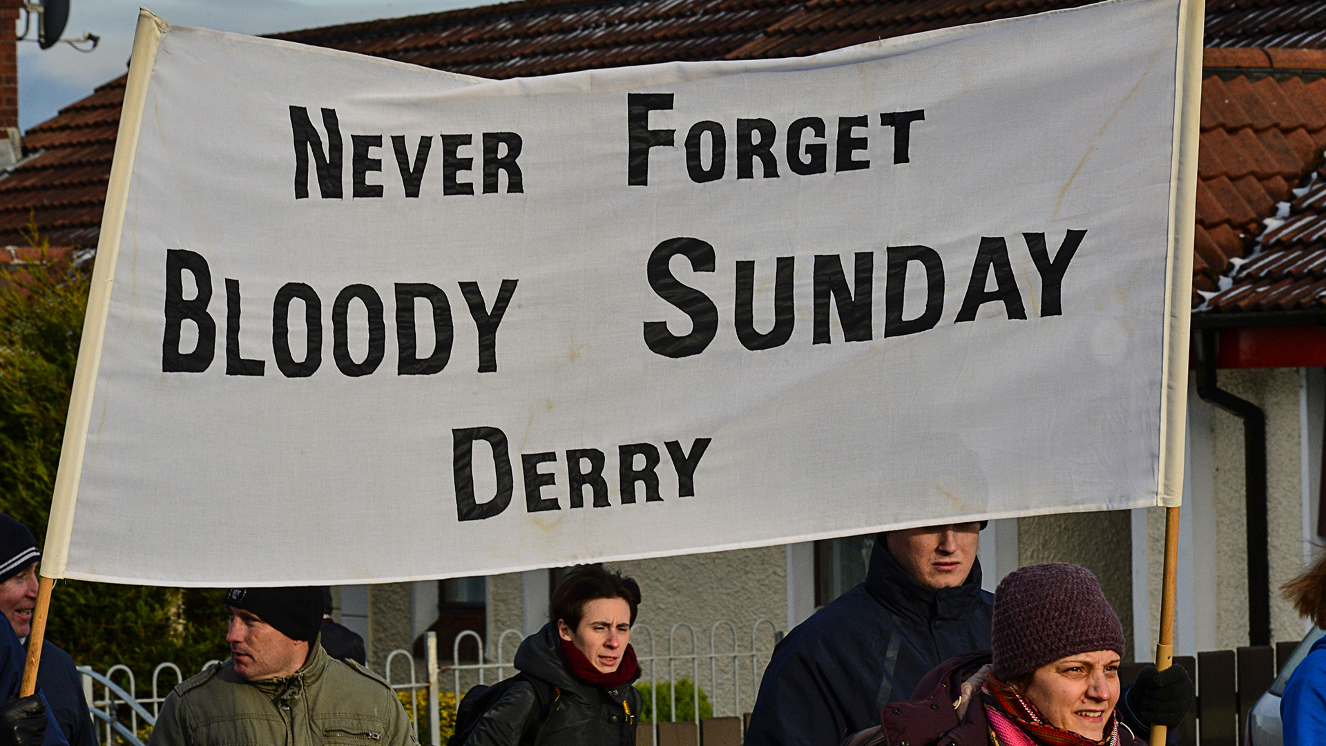 Thirteen people were shot dead and at least 15 others injured when members of the Army's Parachute Regiment opened fire on civil rights demonstrators in the Bogside