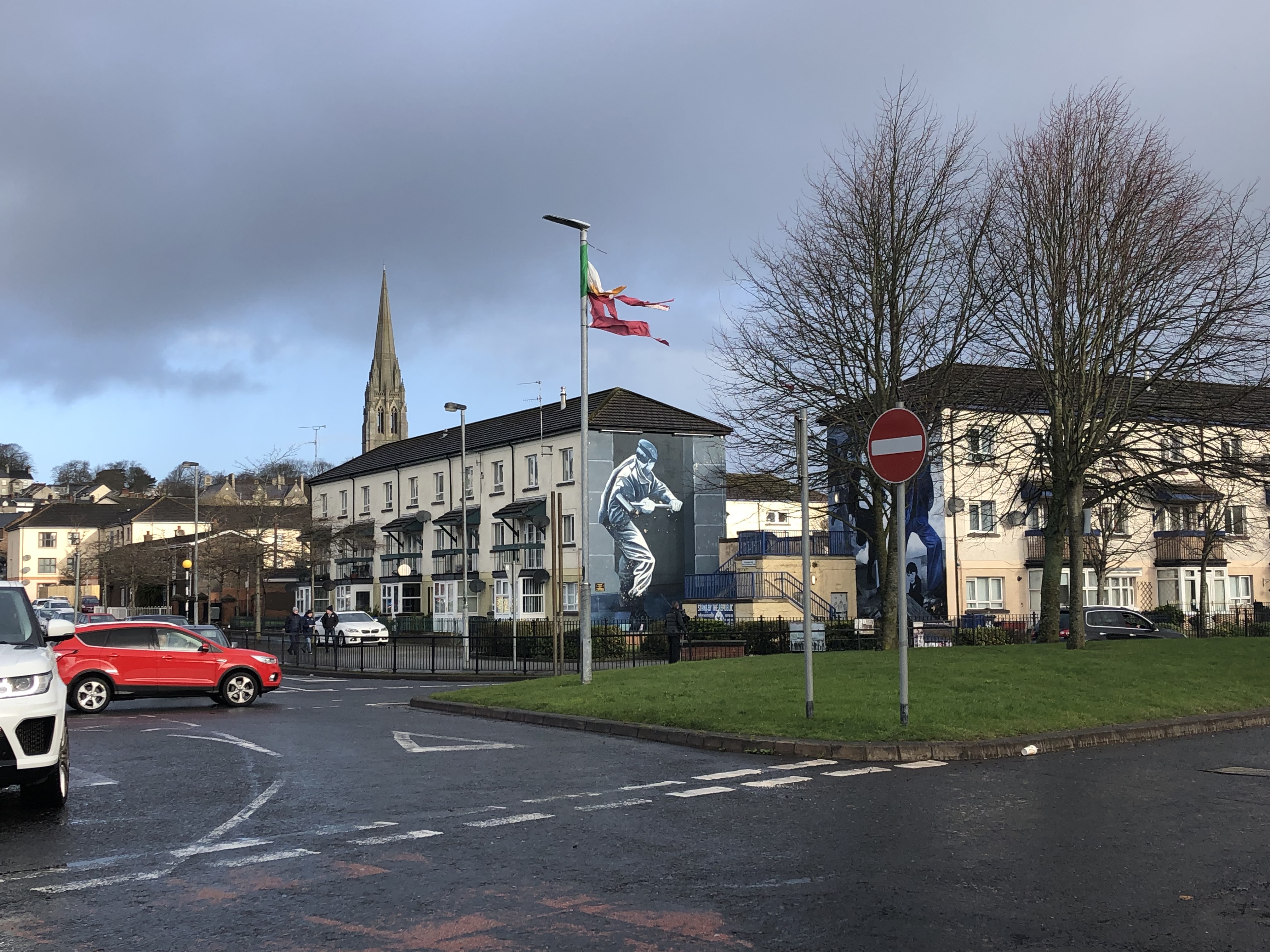 Bogside murals in Londonderry depicting Operation Motorman Feb 2019 SOURCE Forces News