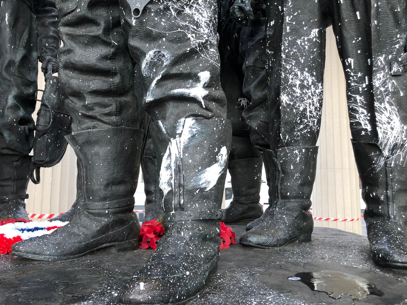 Bomber Command Memorial vandalised