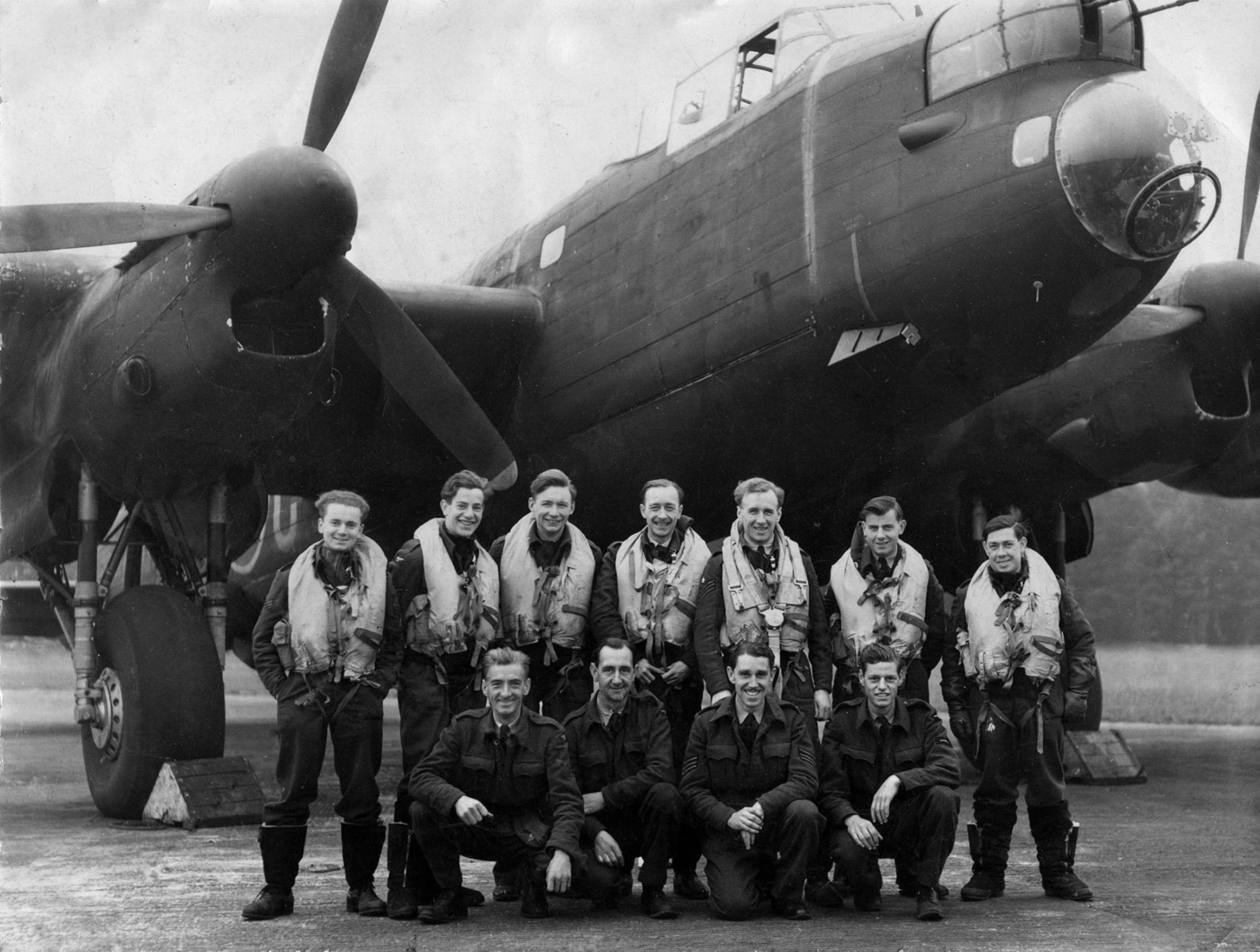 Bomber Command's 138 Squadron with a Lancaster at Tuddenham