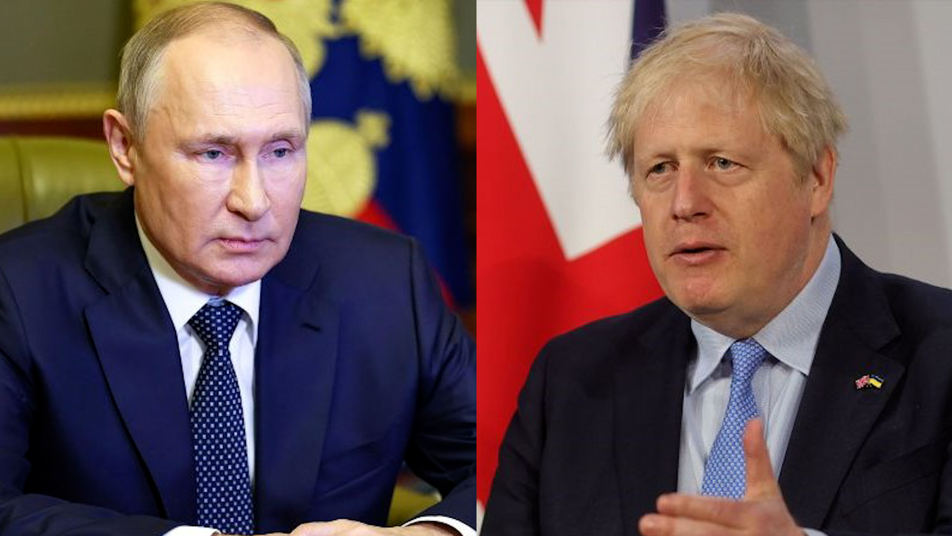 Boris Johnson Putin CREDIT Alamy, UK Gov Flickr