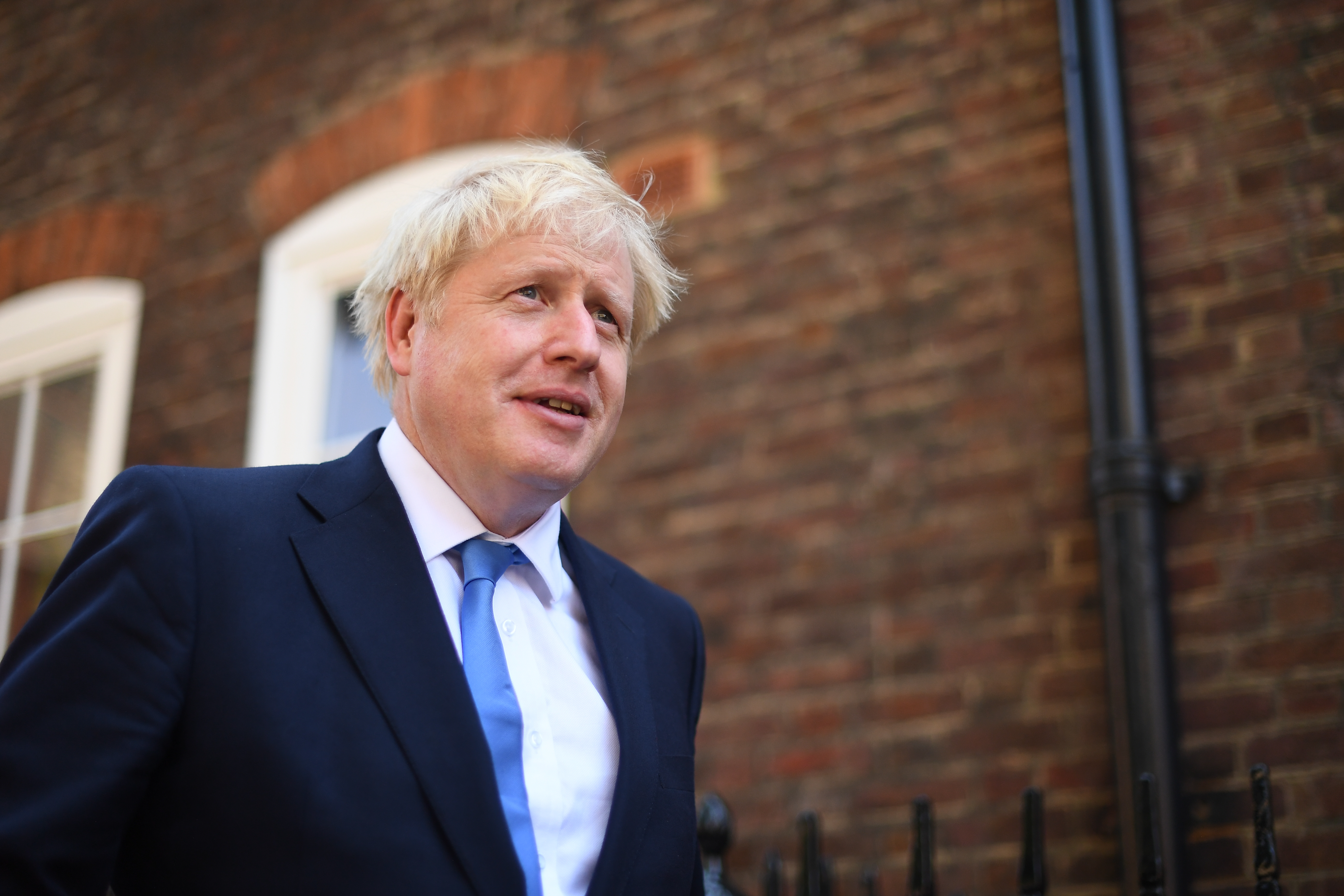 Boris Johnson in Westminster after winning the Tory leadership (Picture: PA).