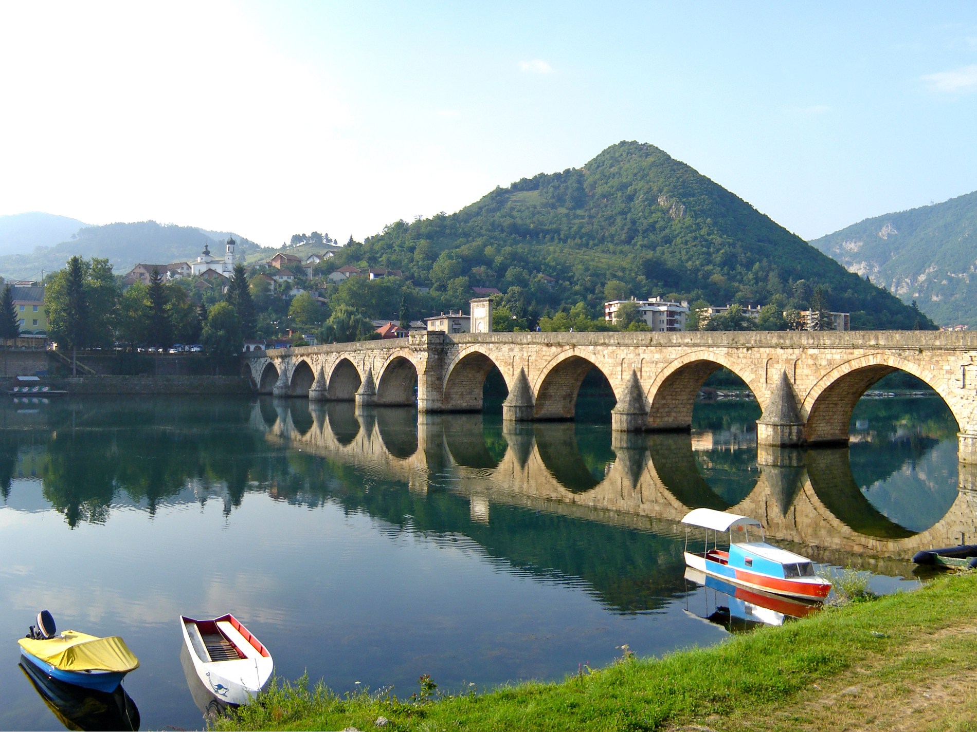 Bridge on the Drina, Visegrad, Bosnia and Herzegovina by Andrić Branislav
