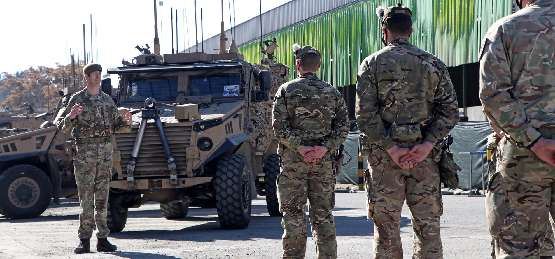 Brig Brown takes charge of the Kabul Security Force as part of the role (Picture: British Army).