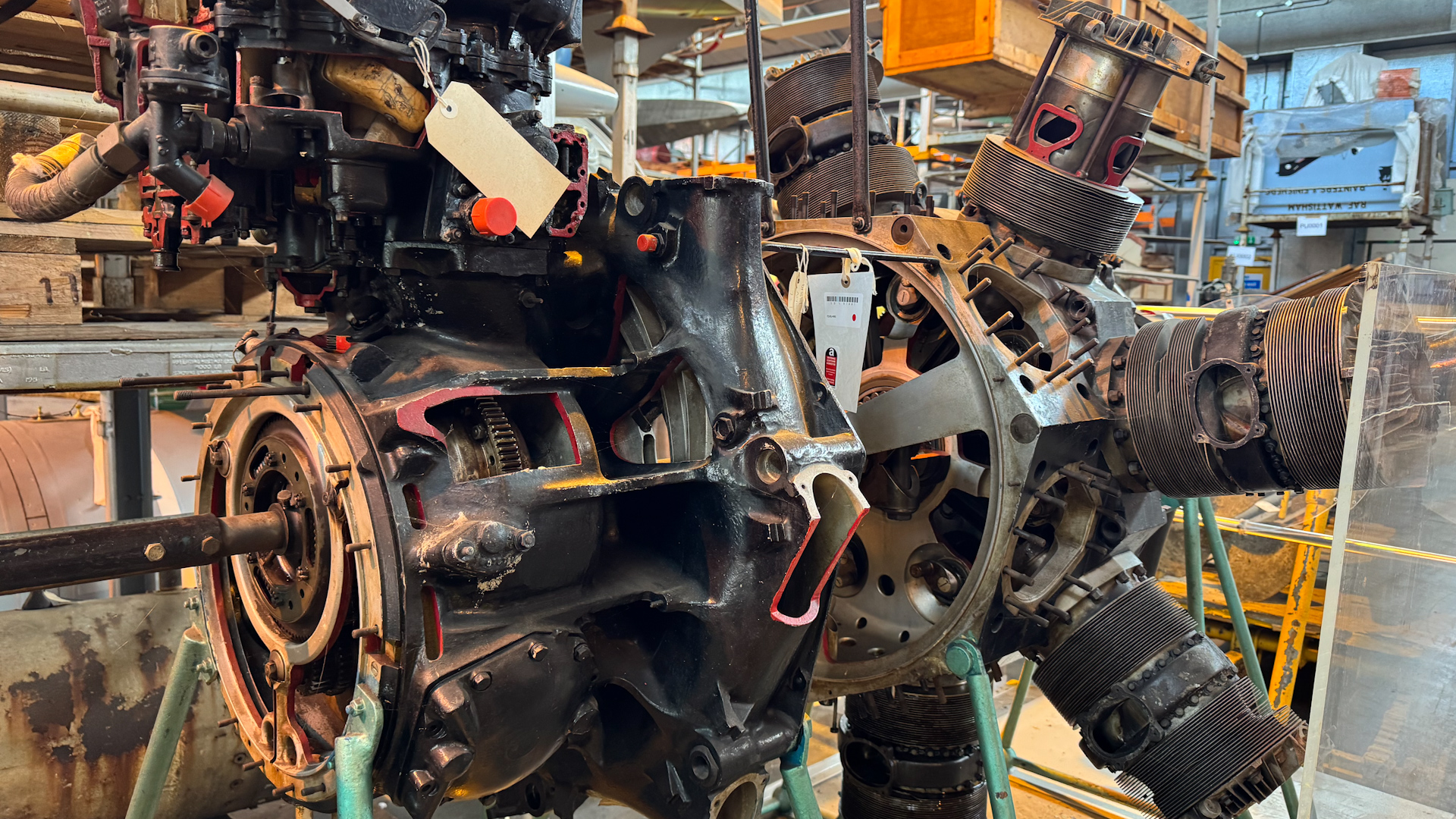 A Bristol Hercules engine