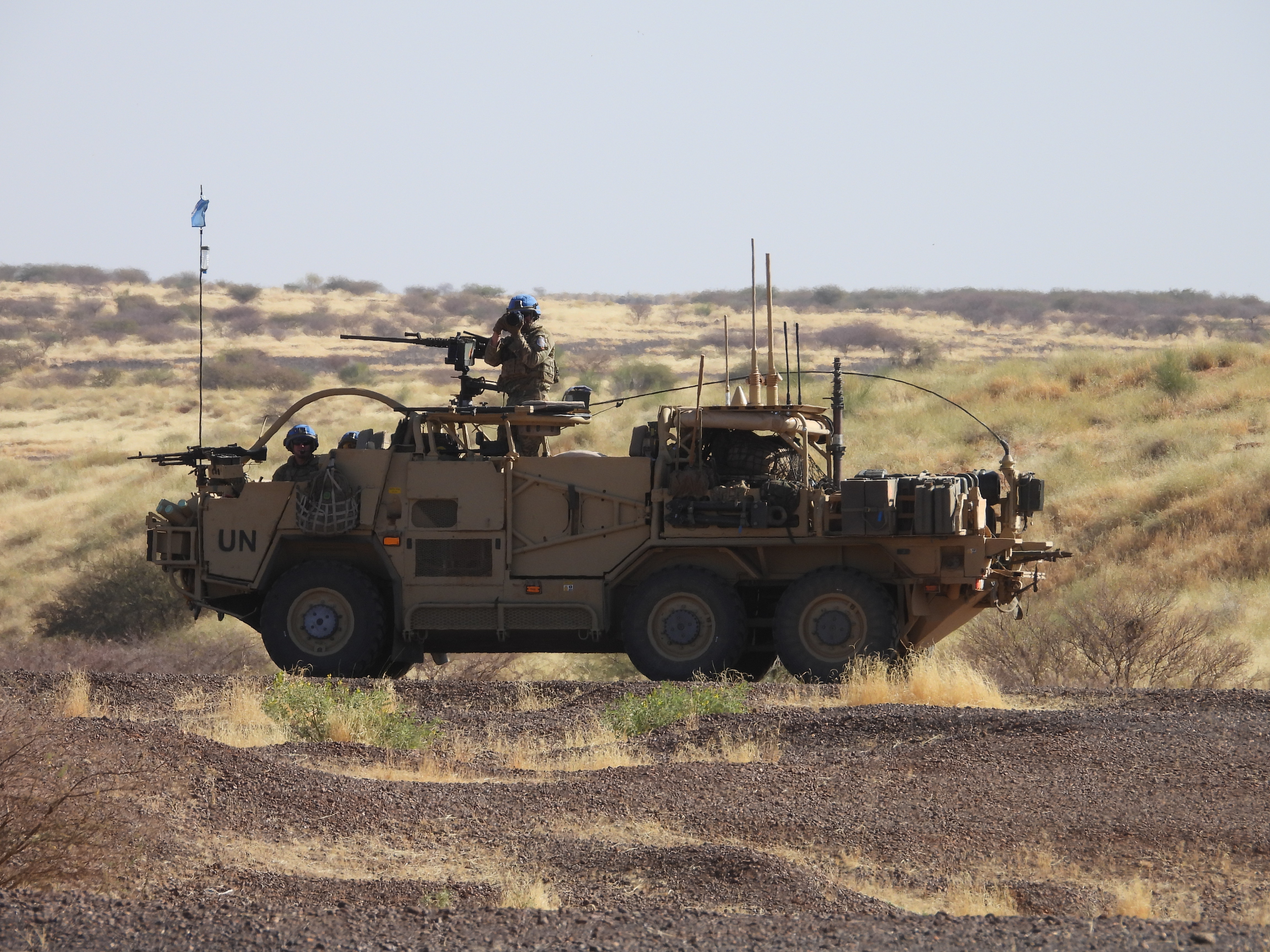 A British Jackal vehicle on patrol in Mali (Picture: MOD).