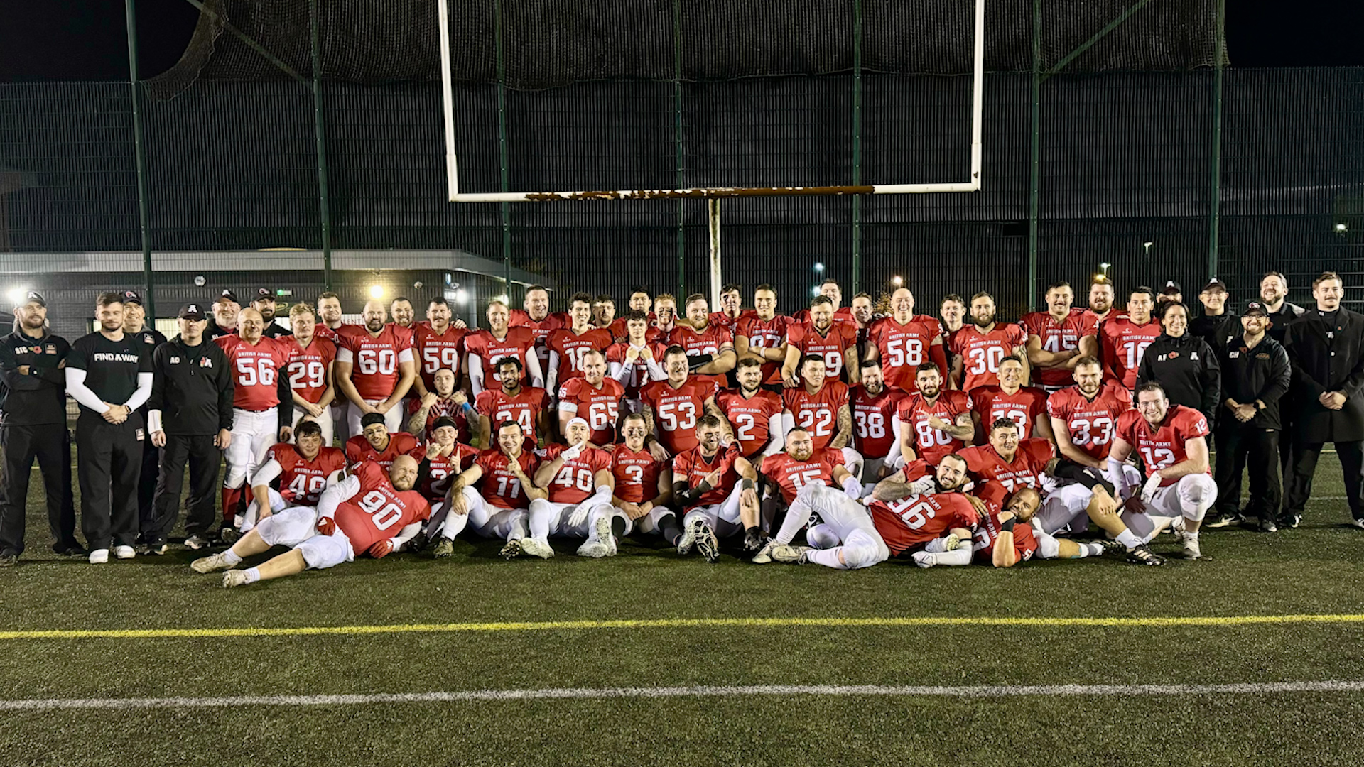 British Army are inter-services American football champions 26102024 CREDIT BFBS