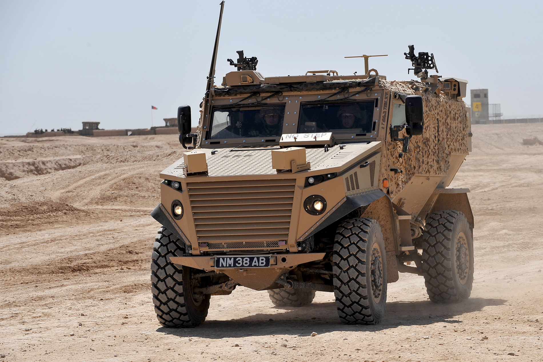 Cover image: British Army Foxhound vehicle (Picture: MOD).
