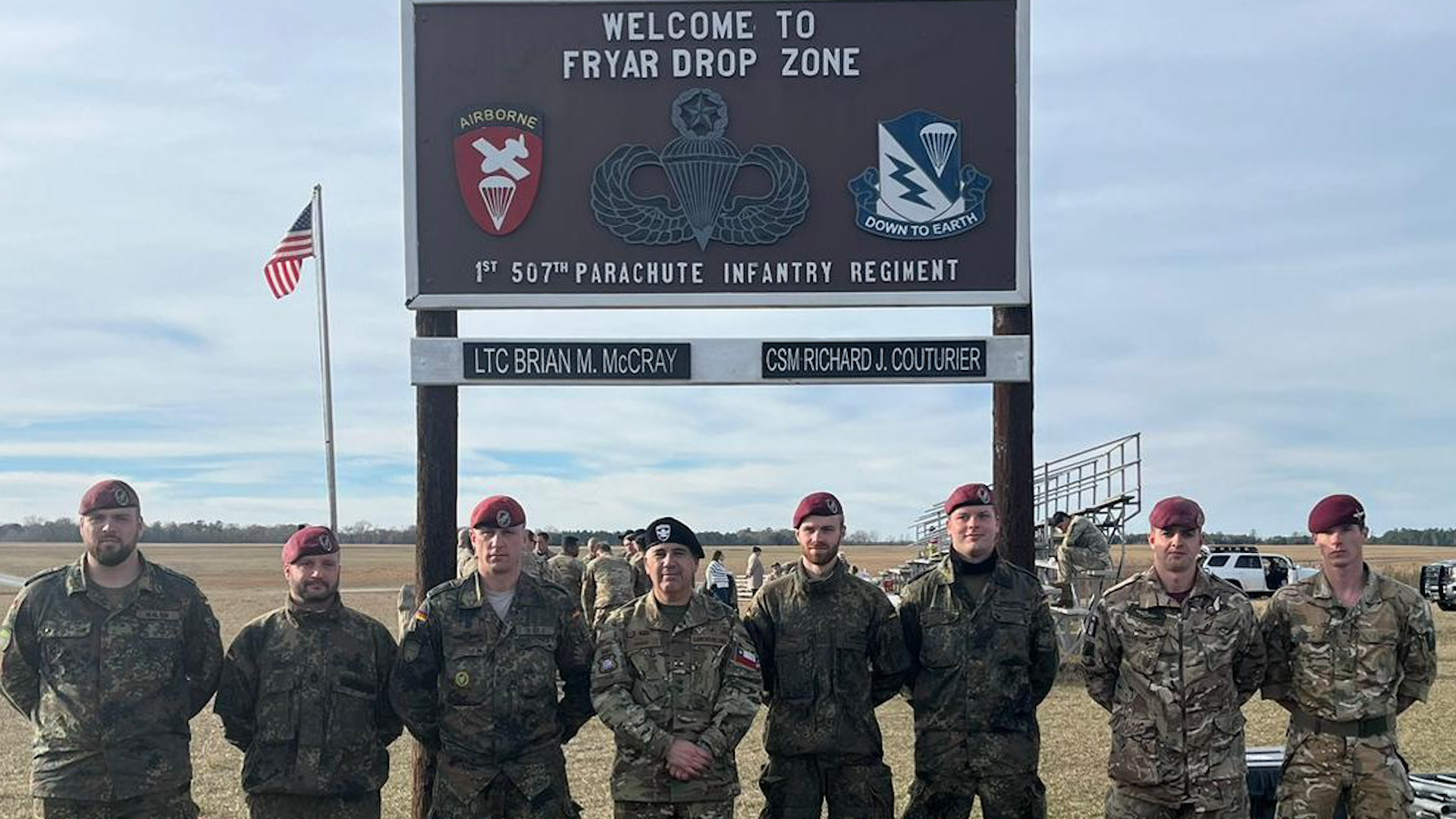 British Army paratroopers visit US counterparts at Fort Moore in Georgia for drills (Picture: UK Defence Staff in US X).