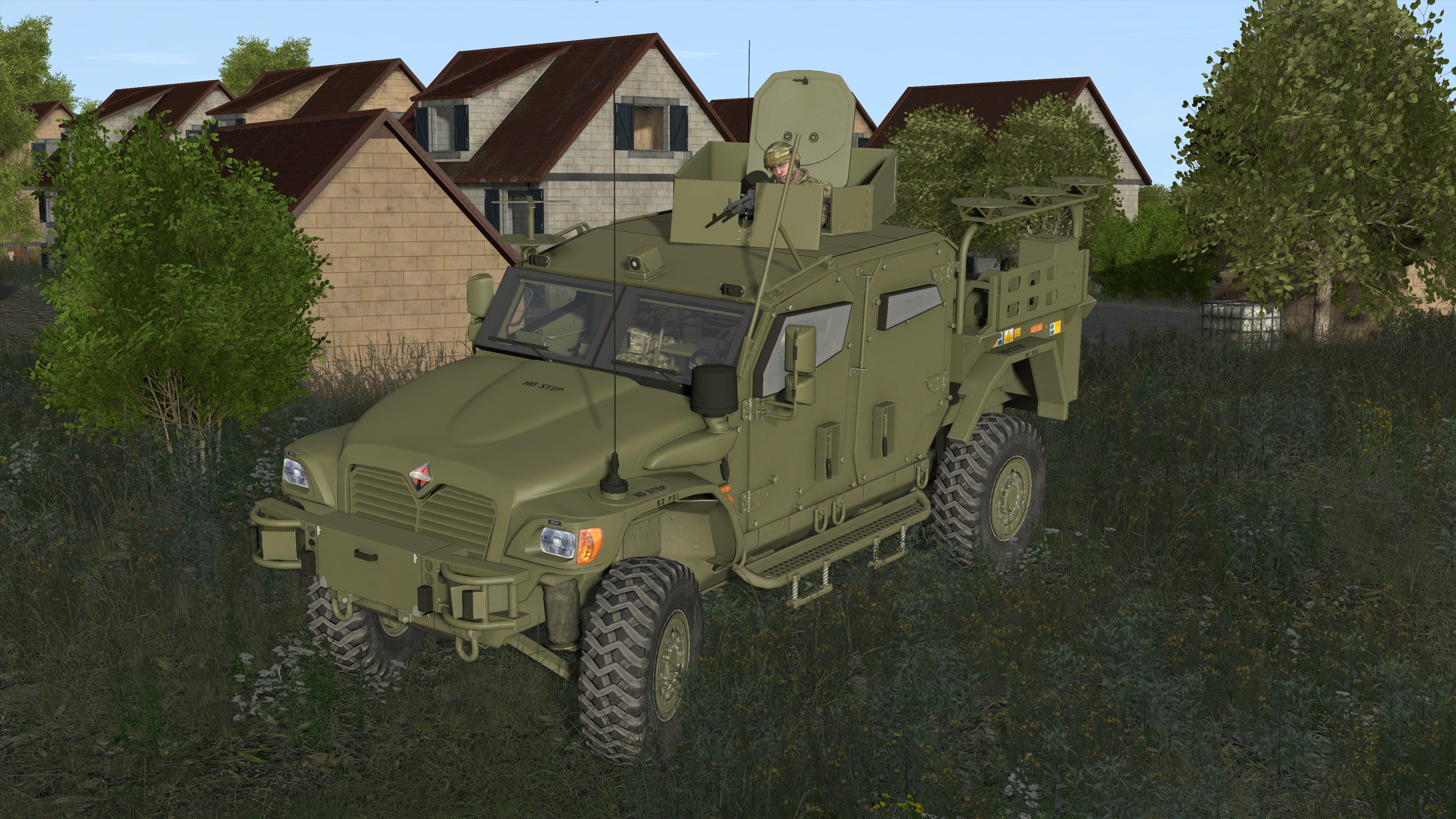 British Army tests innovative virtual reality training pic shows vehicles Credit MOD