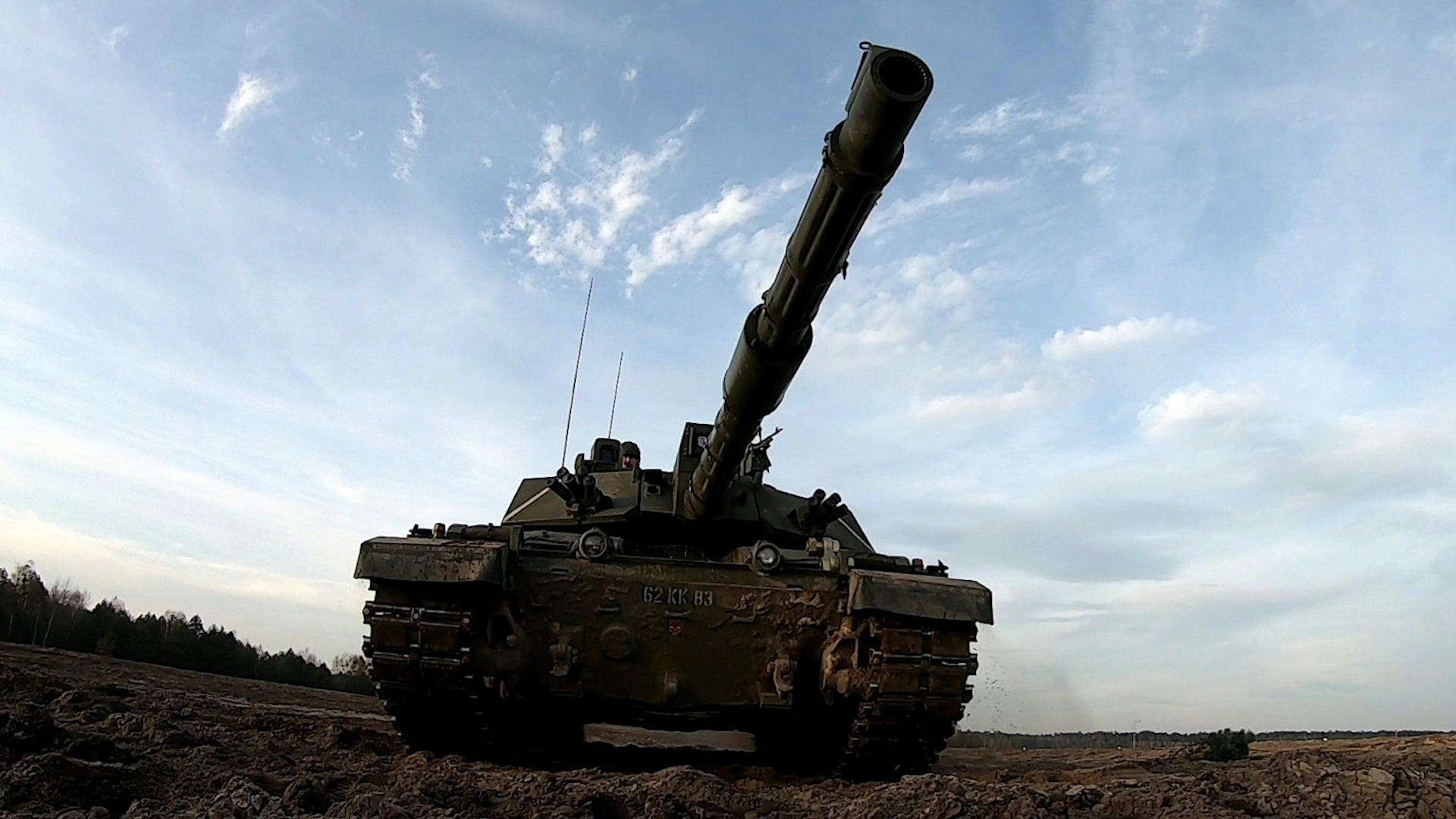 British Challenger 2 Tanks In Poland For Exercise Puma.