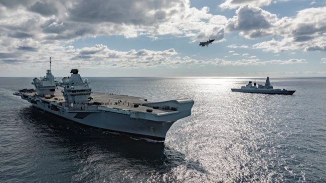 HMS Queen Elizabeth Crown Copyright 2019