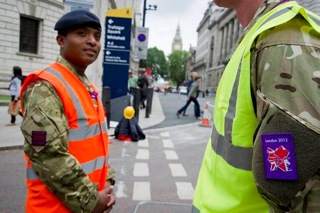 British Armed Forces personnel, 2012 London Olympics