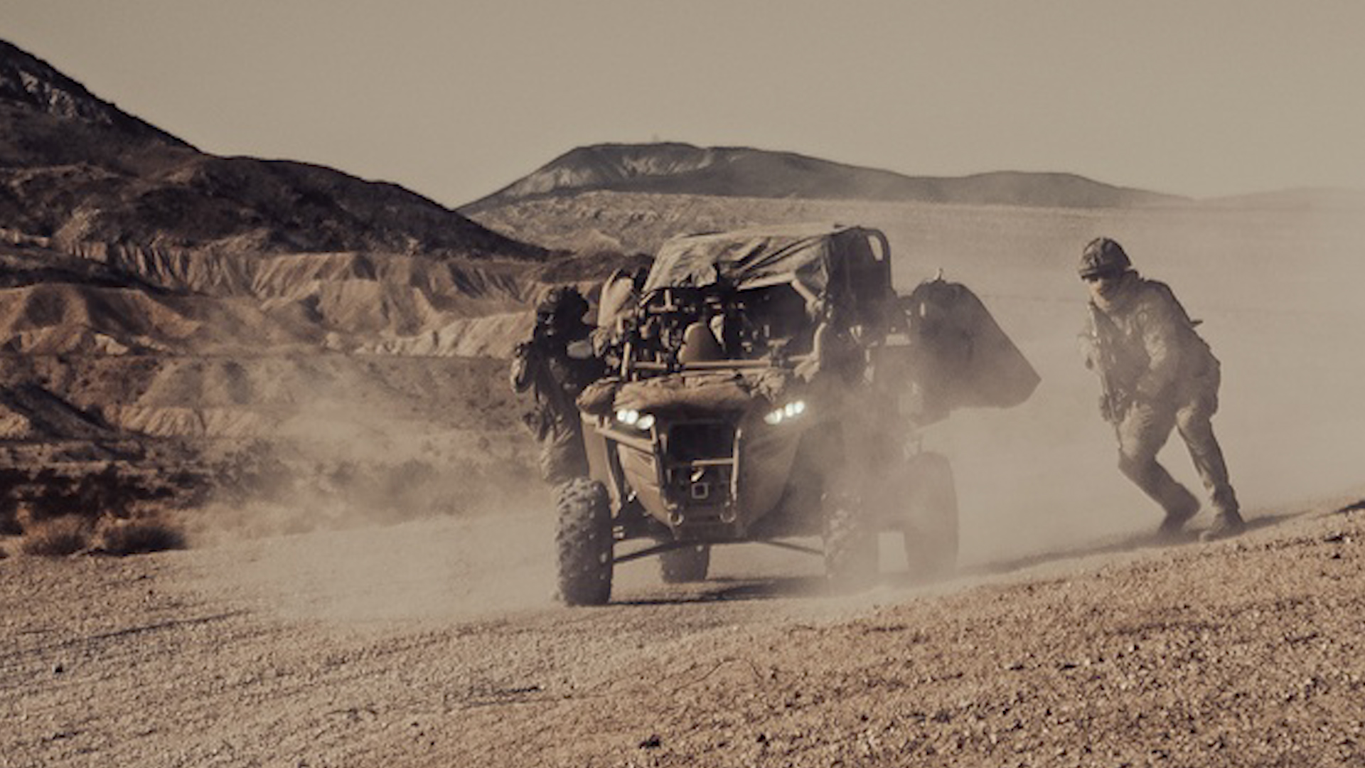 British Royal Marines with Alpha Company, 40 Commando in California (Picture: US Department of Defense).